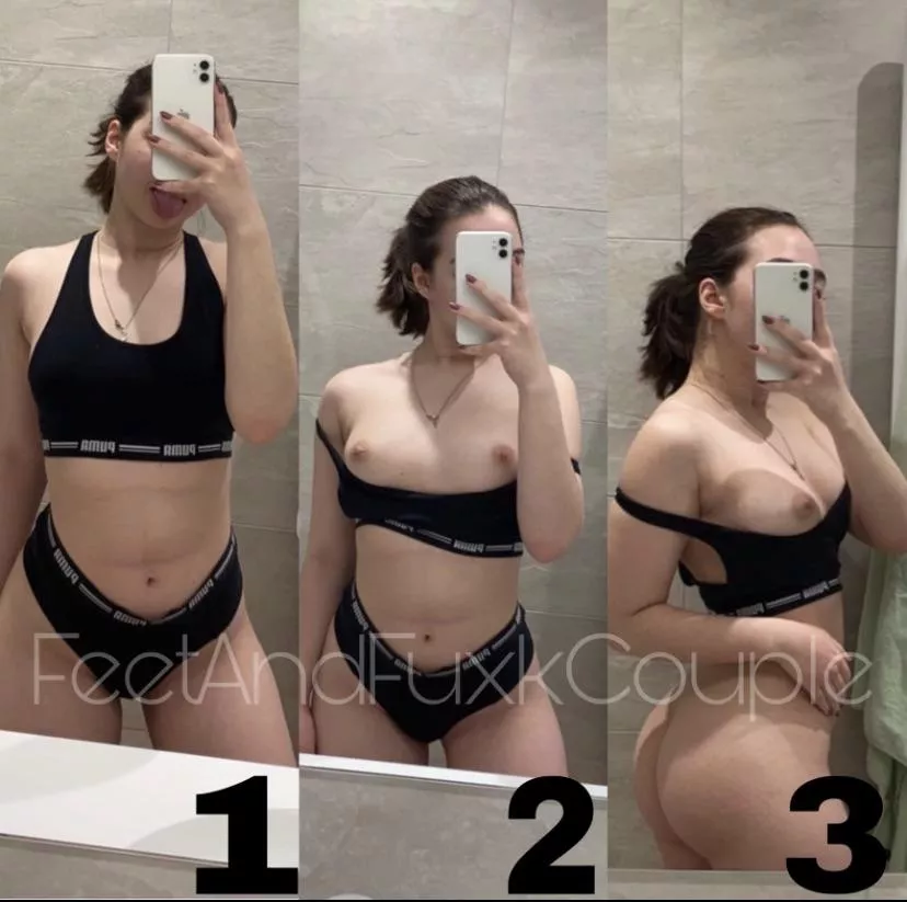 1, 2 or 3?🙇🏽‍♀️ posted by Feetandfuxkcouple