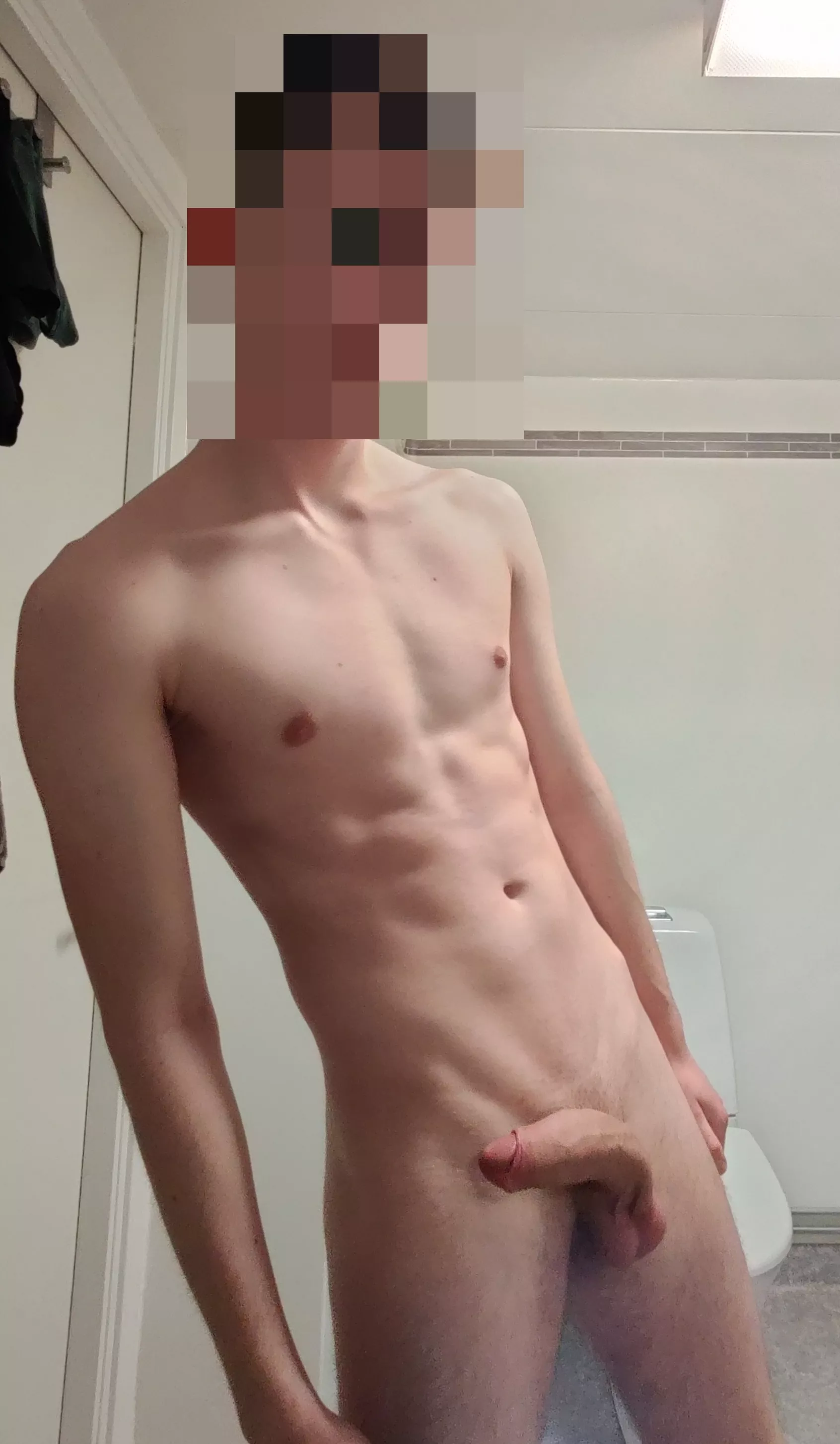 18, pre shower picture. Comments get a reward 😉 posted by yeahidk1122