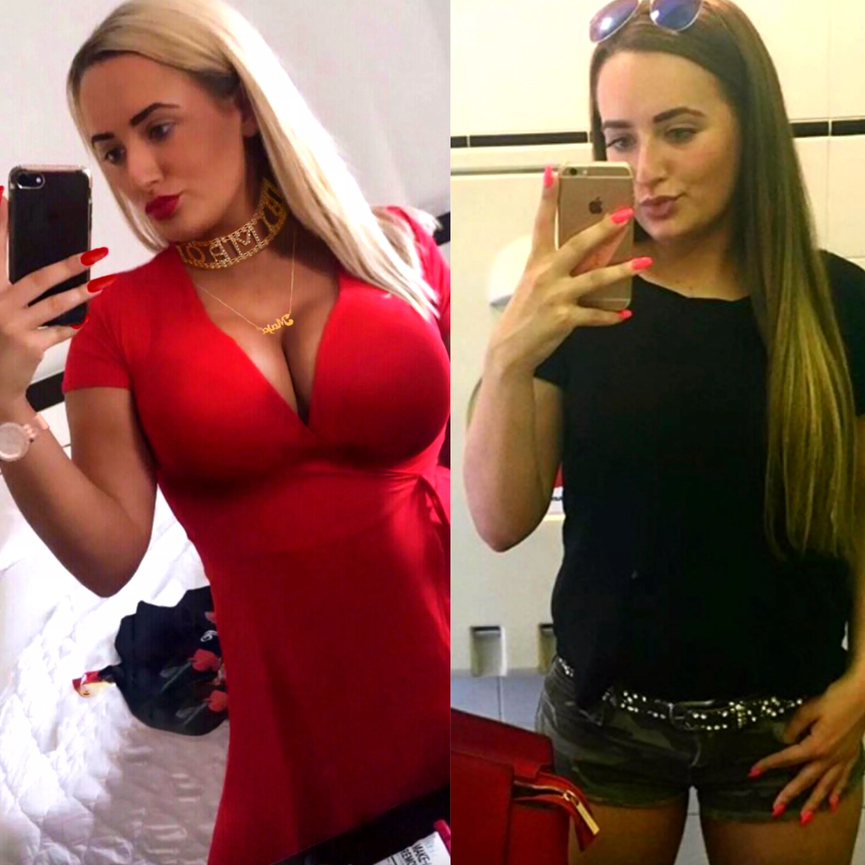 ��?18 years odl me and 23 years old me. What do you guys think of my Bimbofication progress? posted by inspectcooked