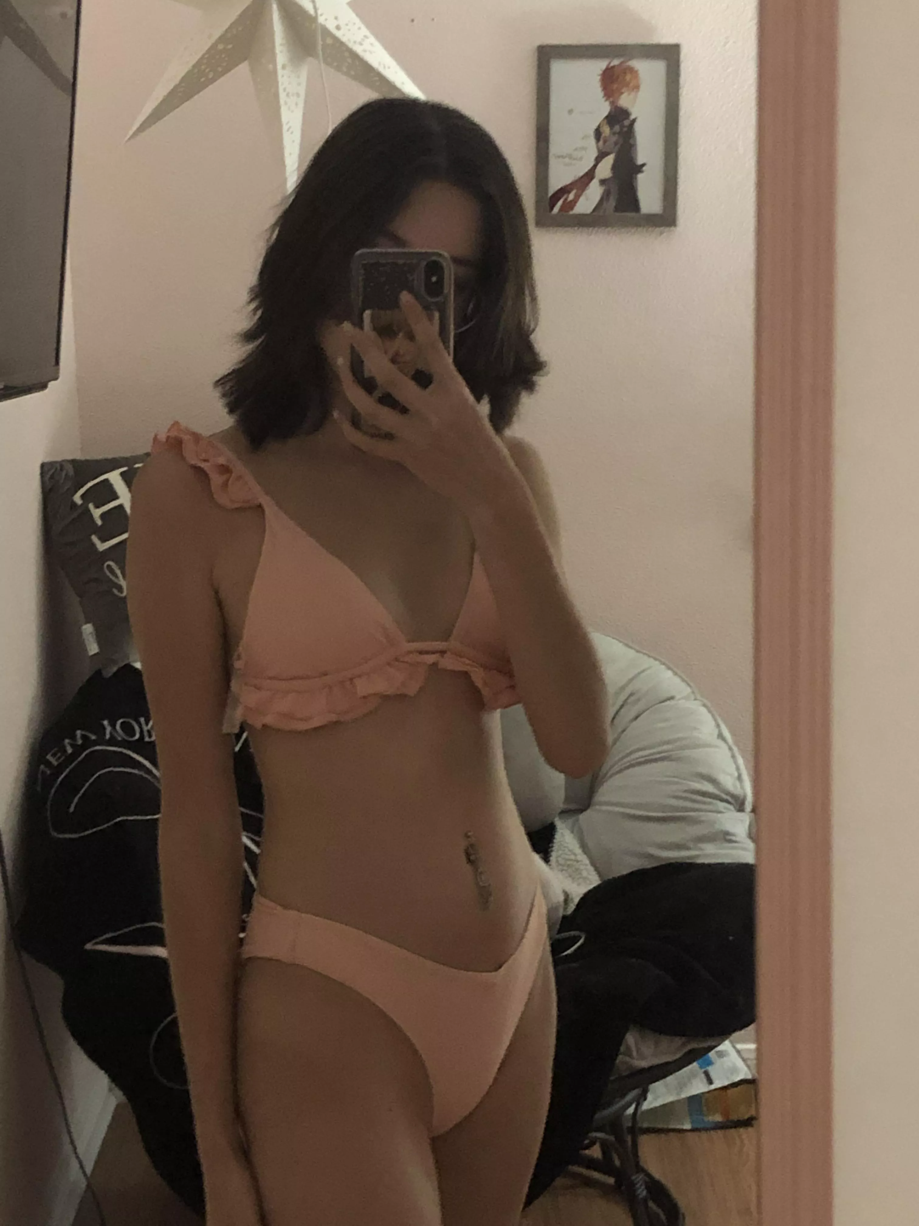 [18F] new swimsuit. don’t know how i feel about the way my body looks in it posted by Spiritual-Trainer-19