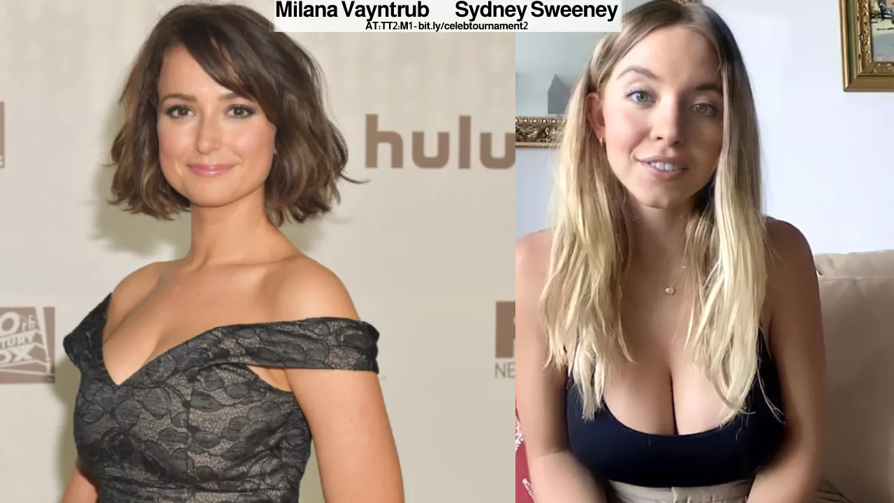 [2] Milana Vayntrub or Sydney Sweeney (who has better tits?) posted by lemosiii