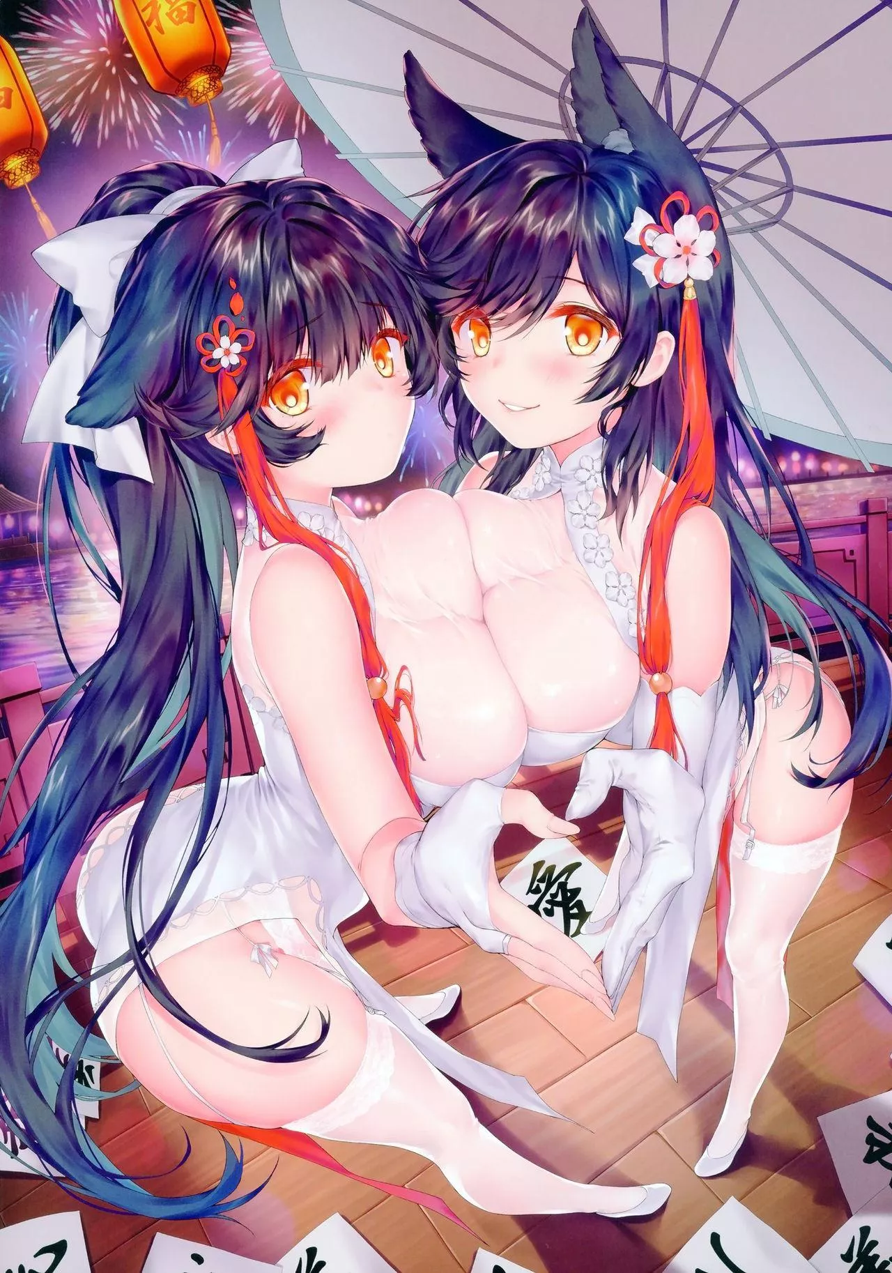 2 qípáo cuties [Azur Lane] posted by [deleted]