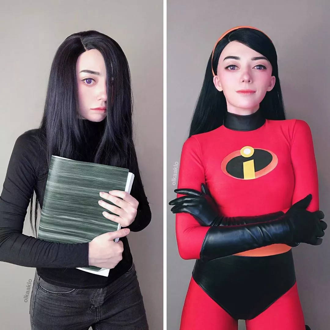 2 sides of Violet from Incredibles by olkaaklo posted by CarmelSchaffer