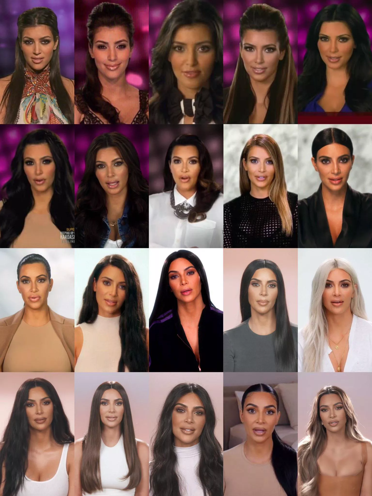 20 seasons of KUWTK. What picture is prime Kim? posted by ANewShadow17