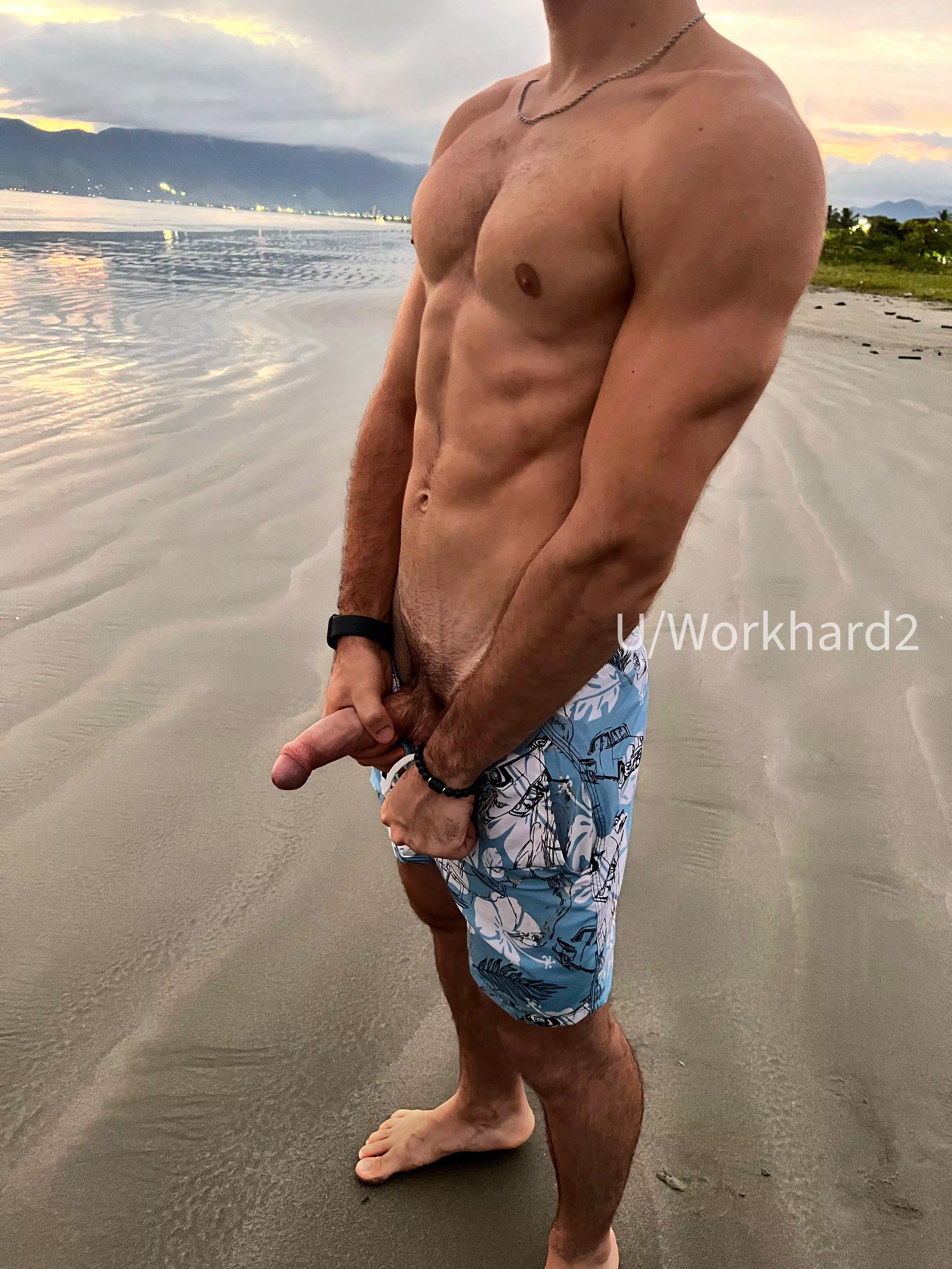 [21] When the bro sees someone at the beach… posted by WorkHard2