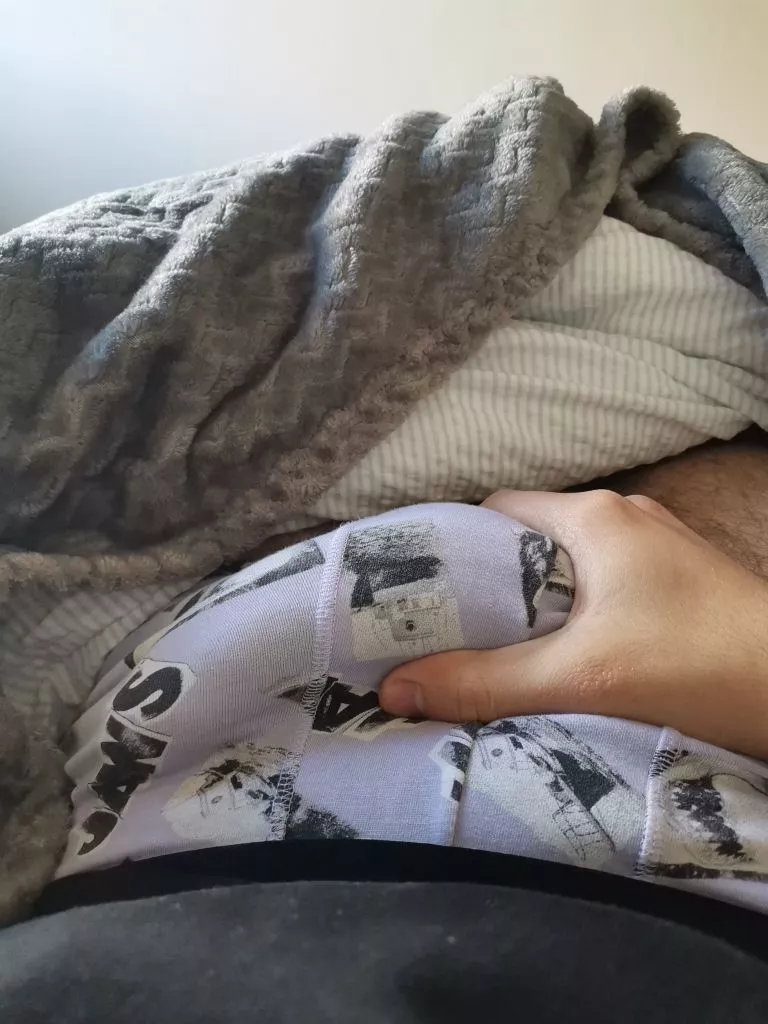 21m Bi Just a casual morning bed bulge. If anyone wants to make it hard pm i guess. posted by ddsv01