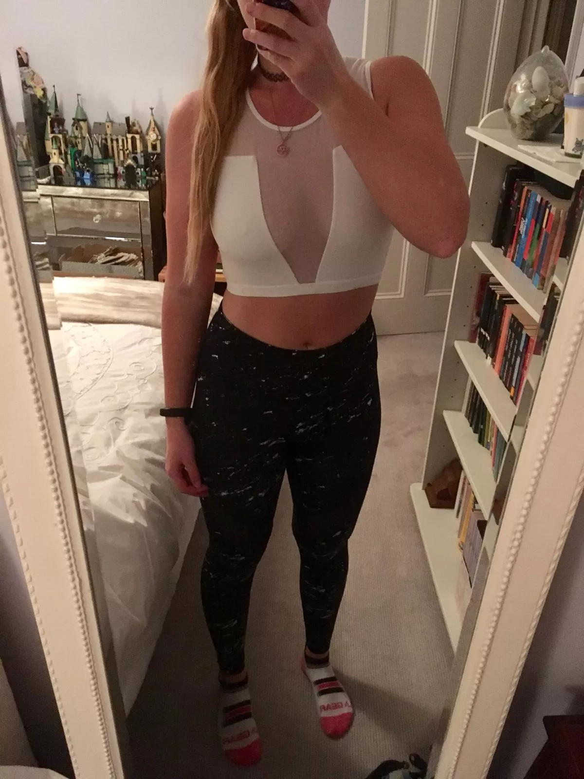 22F Ginger girl from the UK, first time working out at the gym braless ;) posted by EmilyGreen1998