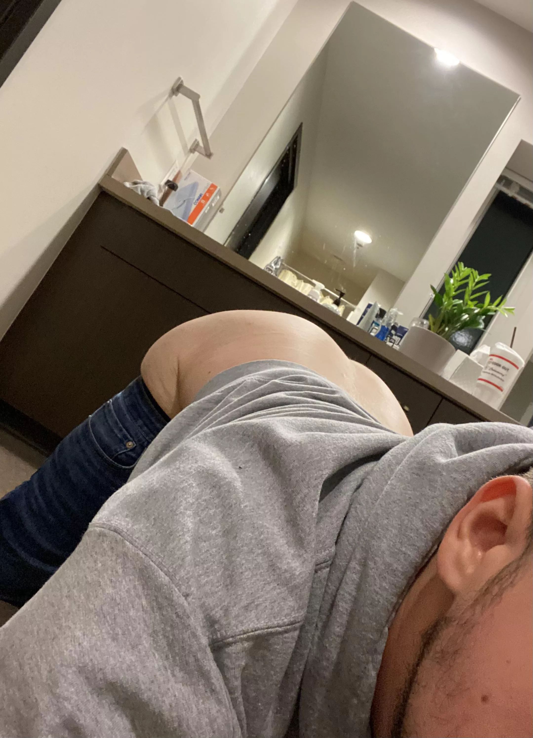 [23] Always horny in my dorm bathroom. Wish my roommates could see. posted by McDonaldsCrispSprite