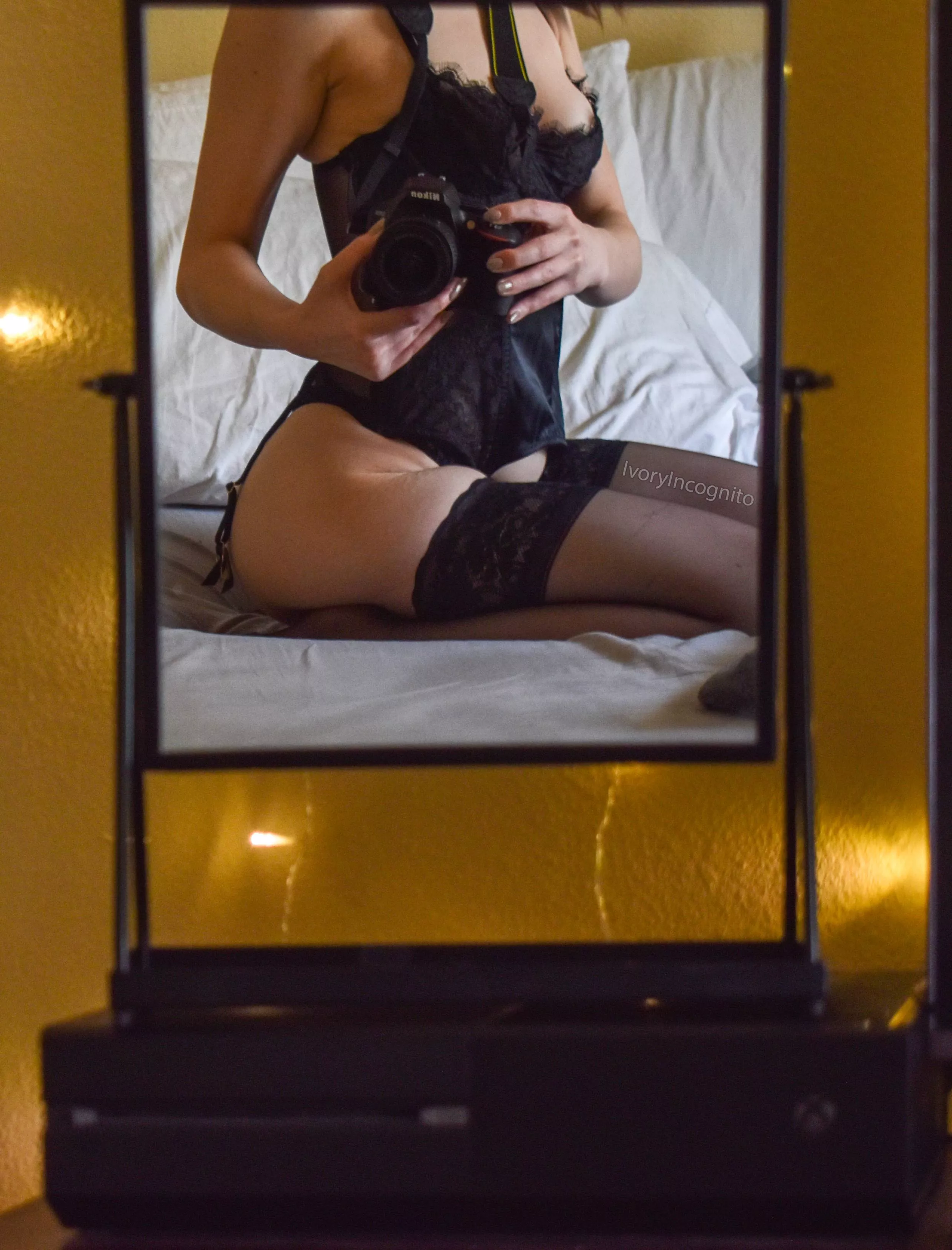 [24F] [OC] babygirl in black posted by ivoryincognito