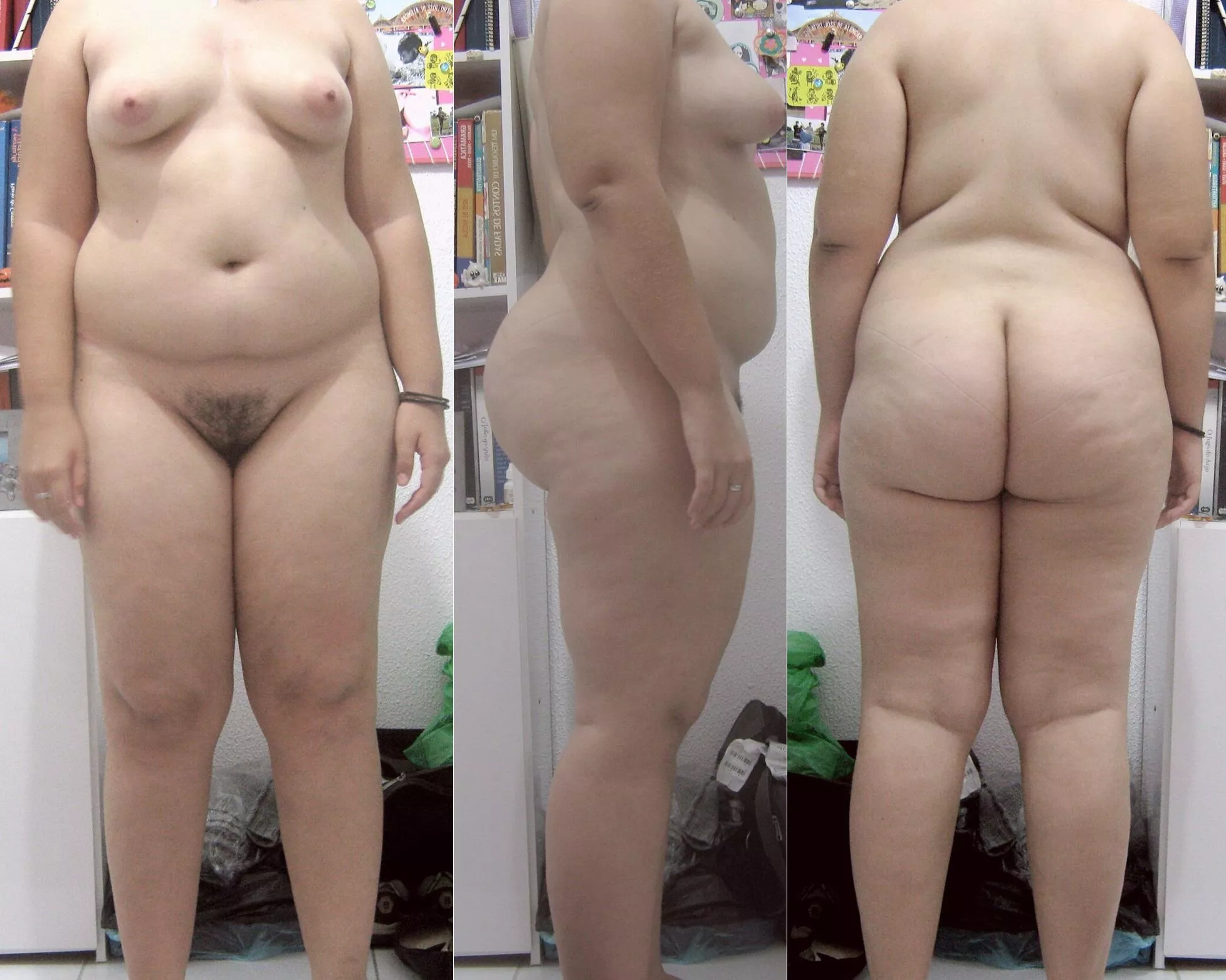 26F/90kg/1.73m - A flat angle, no posing view from all sides. Trying to improve posted by lettucethief00