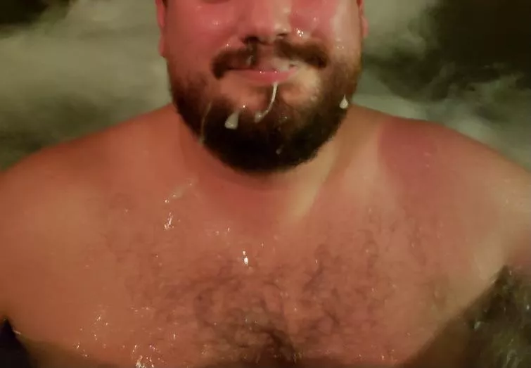 (28) That time I went to the spa with my buddy and he blew a thick load on my beard posted by bza87