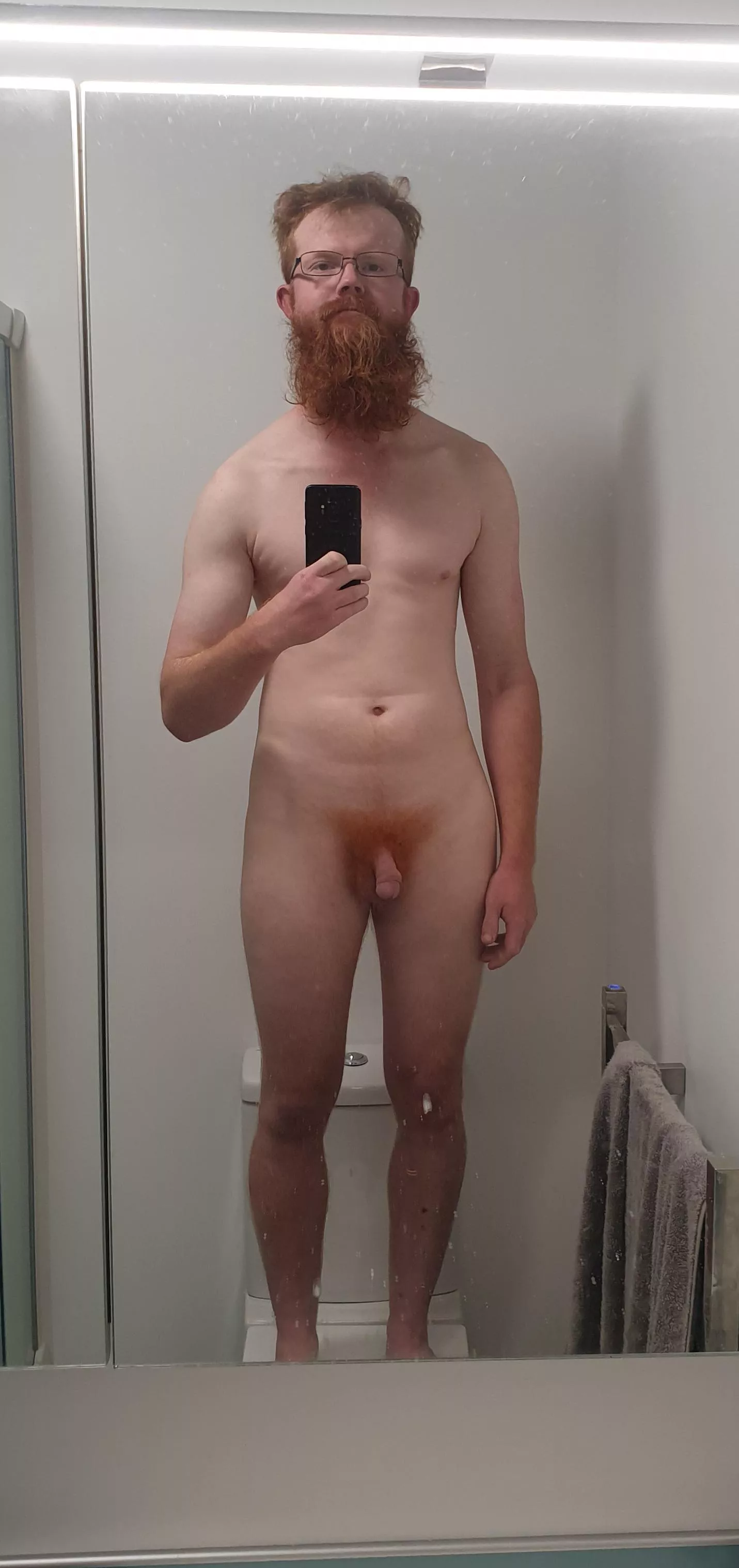 29, 70kg ish, 180cm. Pretty happy with my body, although wish I had a bit more muscle. Thoughts? (Yes I am stood on my toilet for better framing ðŸ˜…) posted by Environmental-Edge74