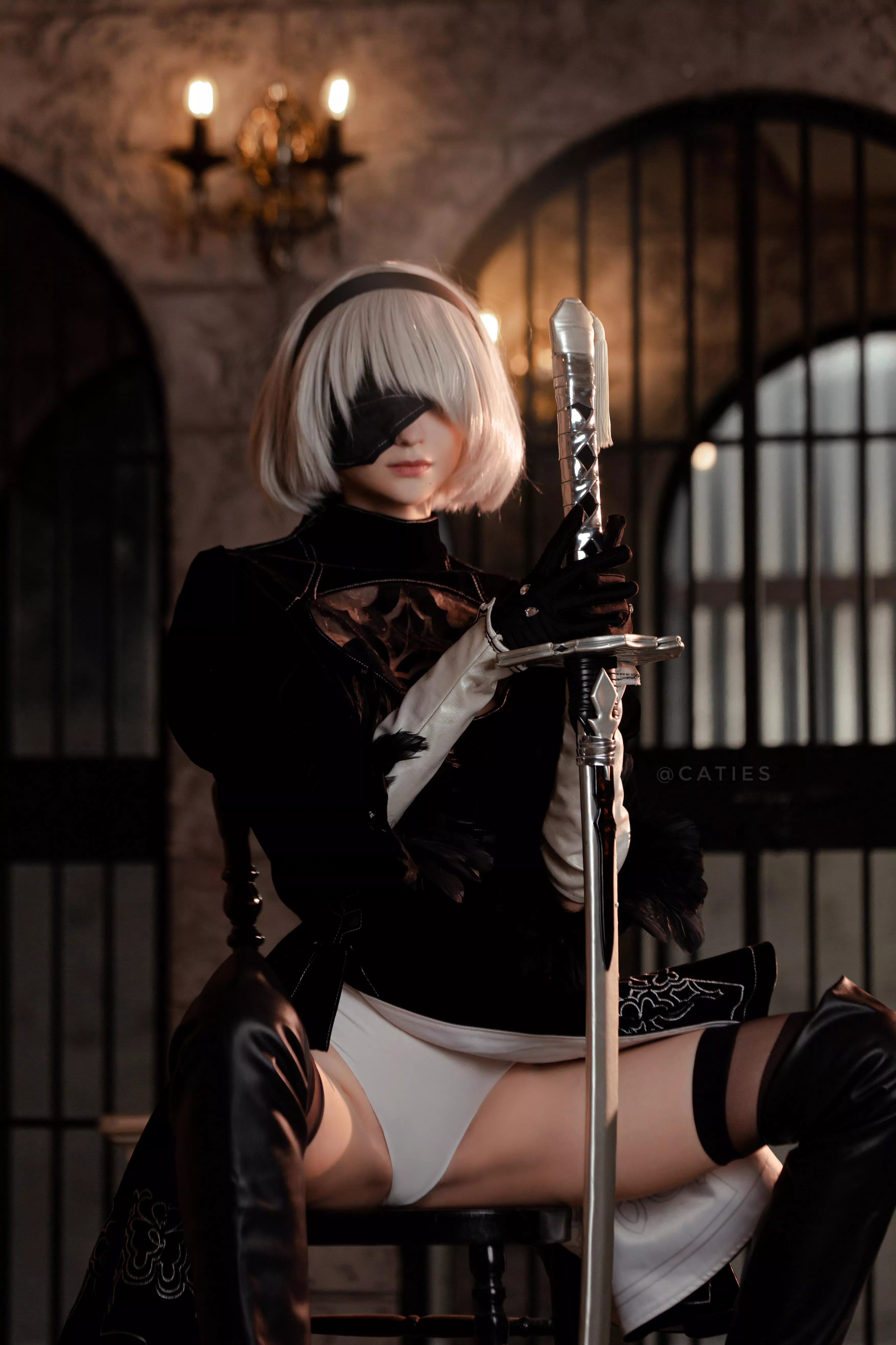 2B cosplay by Caties posted by macabreboo