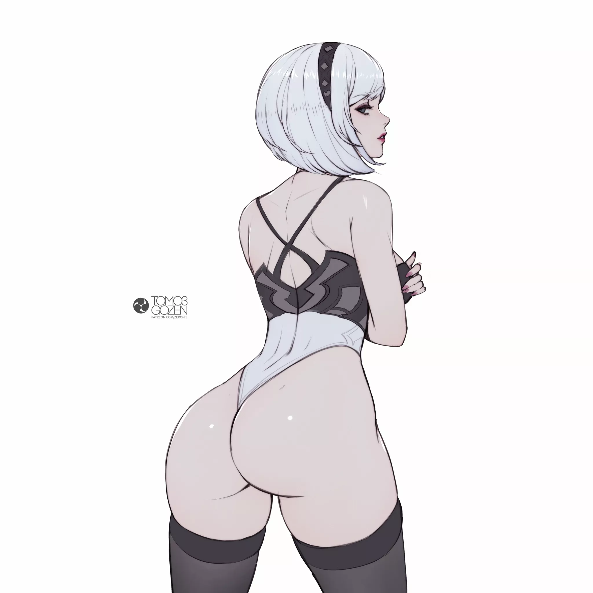 2b displaying the goods (Gozen Tomo3 posted by Whoppinghorizon