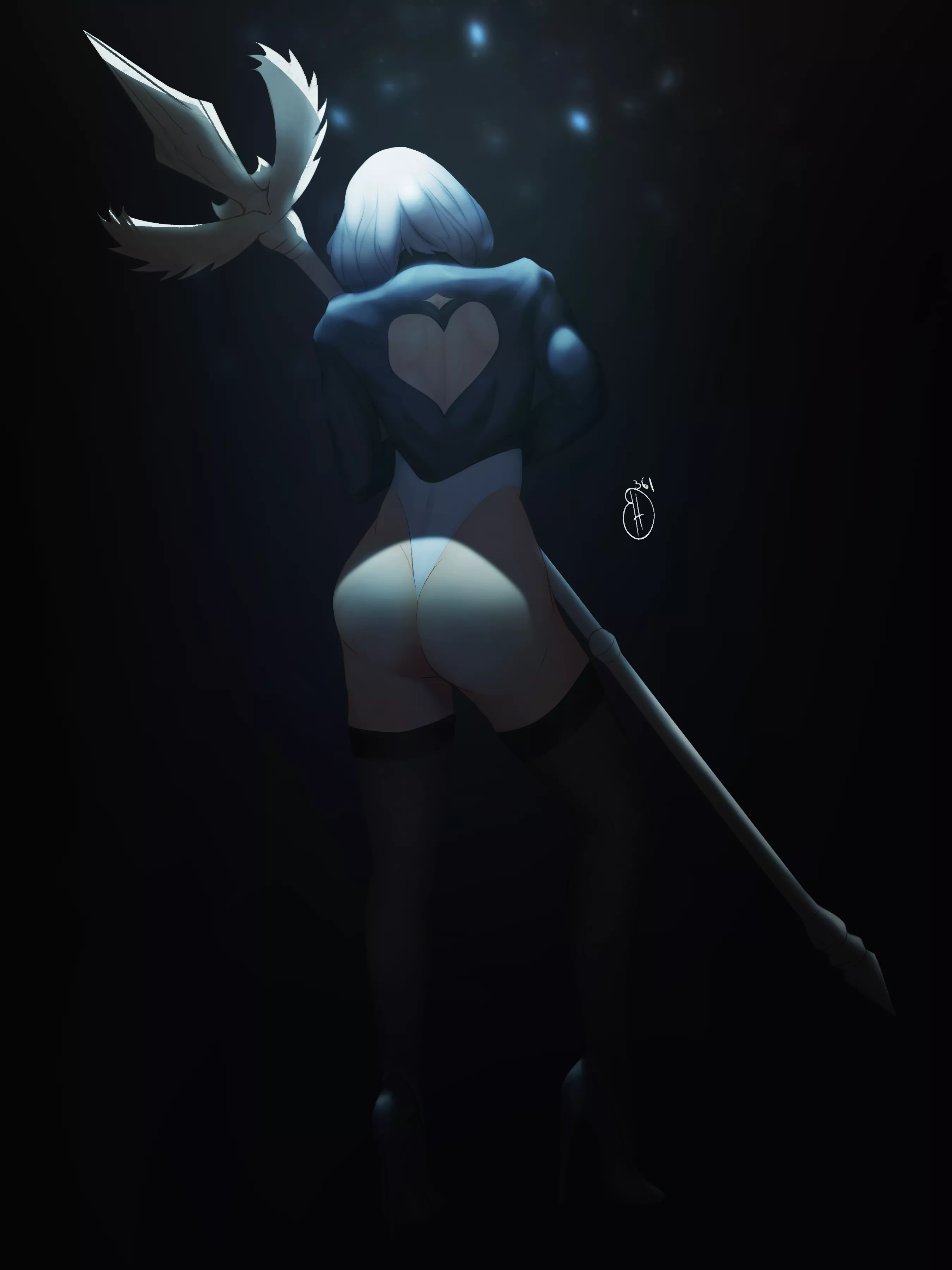 2b in the light (by me) posted by iBadSanta