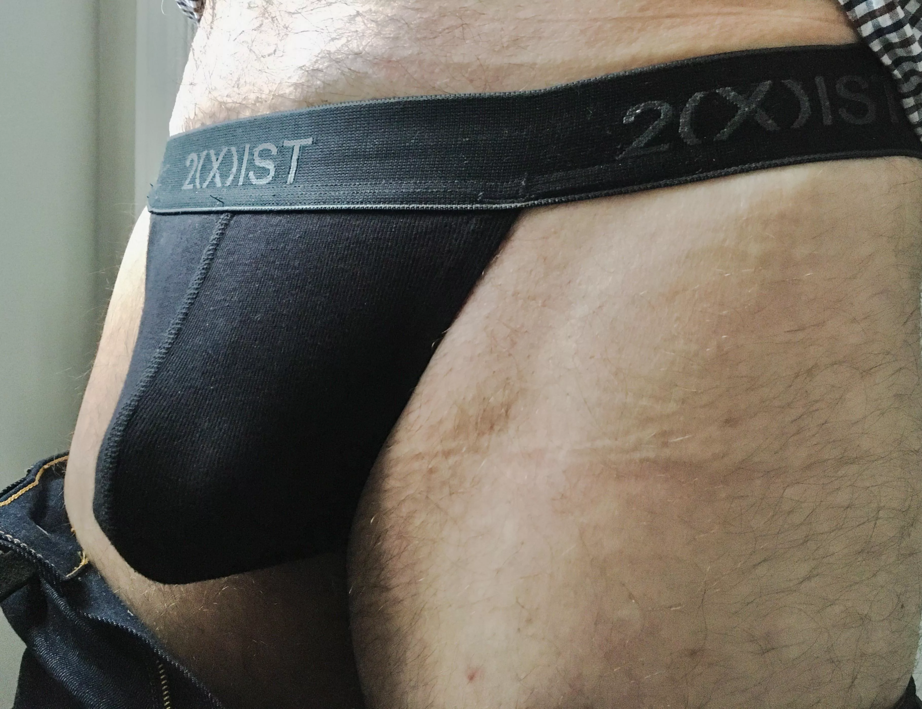 2Xist black thong day... posted by Briefcase000