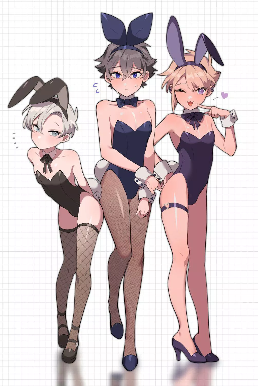 3 cute bunny’s posted by AlieninaTuxedo97