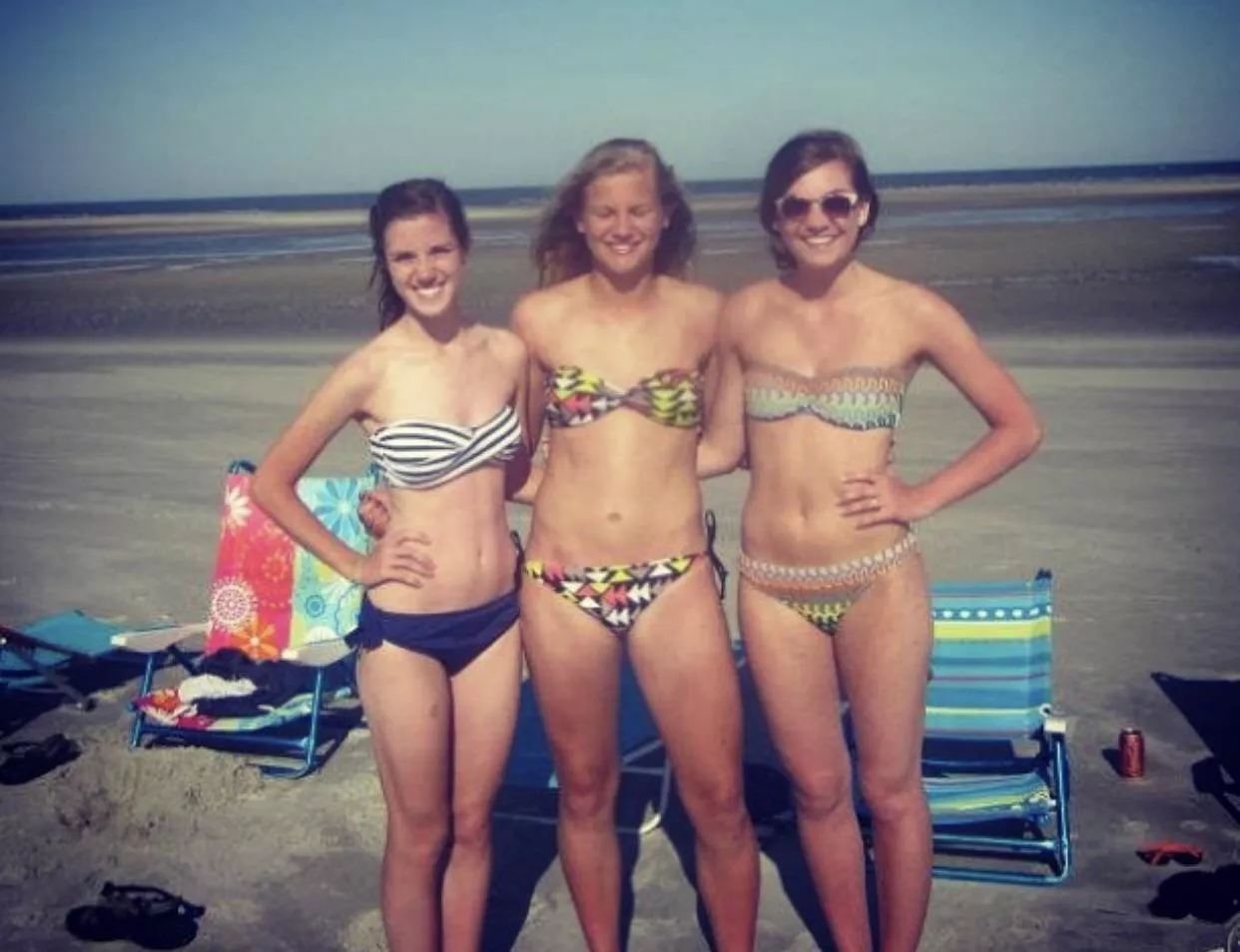 [3] My wife and two friends back when they were 19. Let me know in my DMs which one and why posted by Iwanttosee25