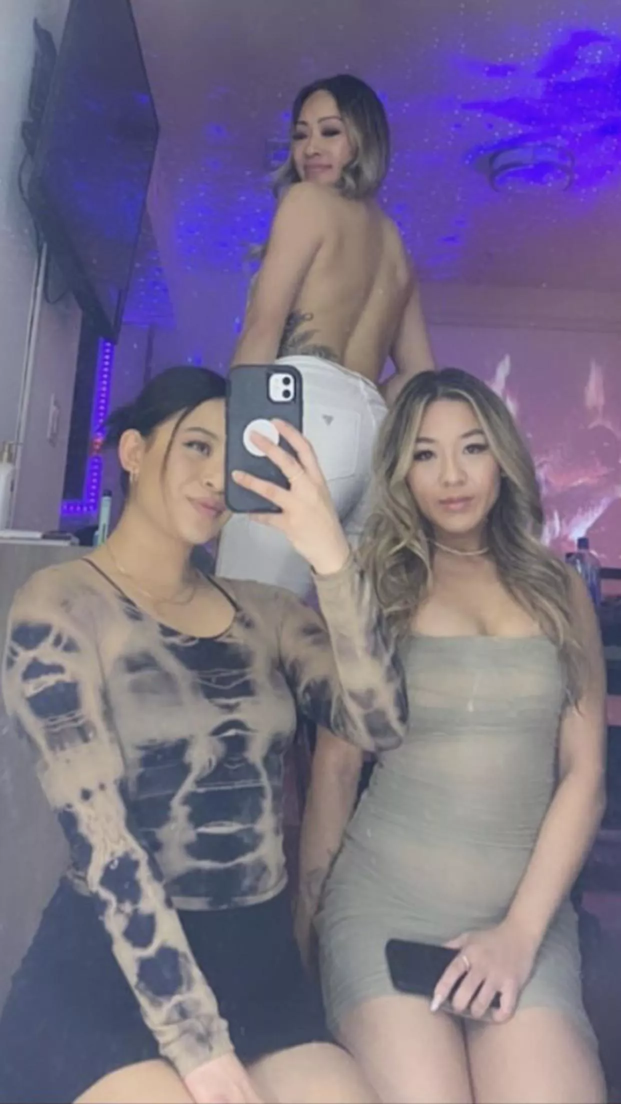 3 wild Asians ready for the club posted by panties_fiend