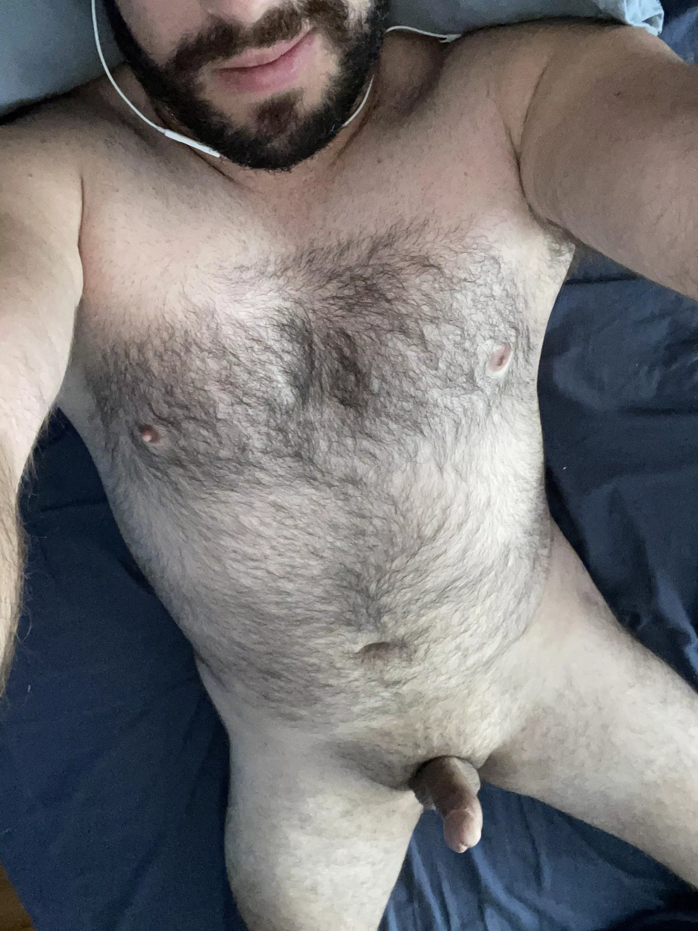 30 Aussie bi bear, enjoying my morning wood on a Monday. Tell me what you think, DM’s open posted by biaussieguy91