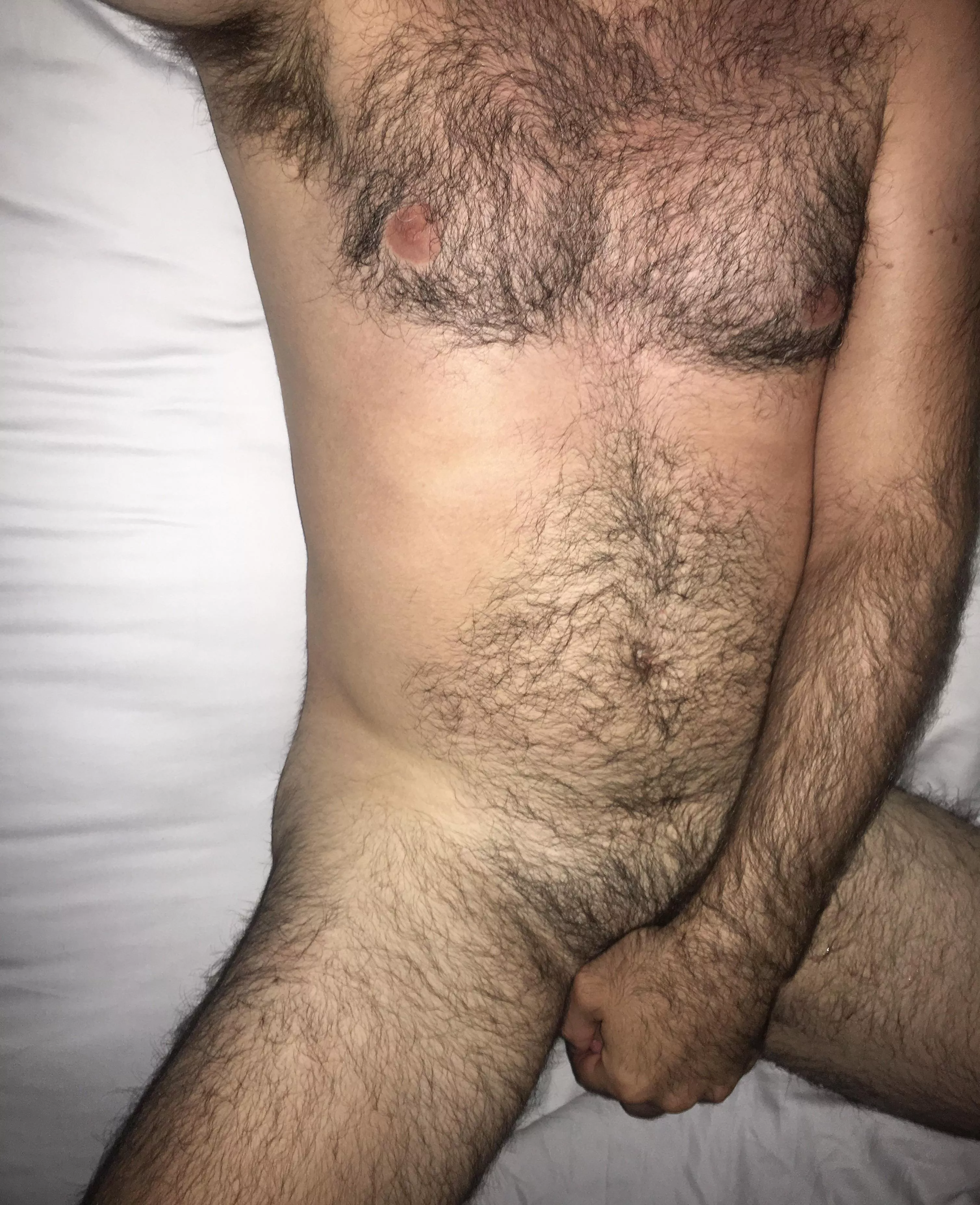 38 - I get horny just looking at my own chest hair. DM posted by nys155