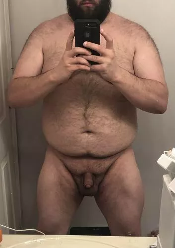 [39M] 275lbs 6’1” / Don’t mind me, nothing to see here folks. Just another middle aged dad seeking validation from strangers on the interwebs. How’s your day going? posted by Bearded_and_horned