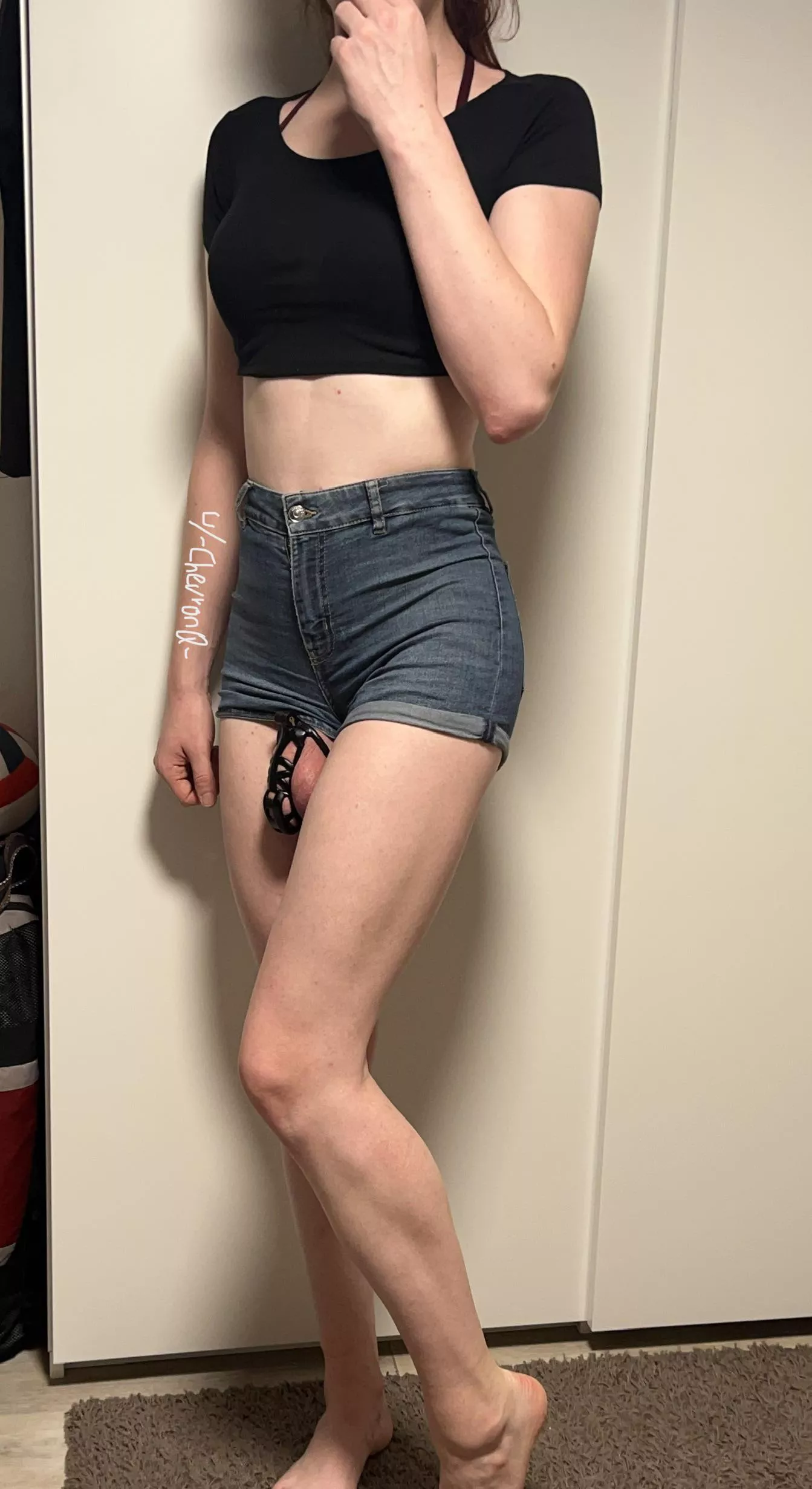 [4/31] what do you mean, there is something in my crotch? Oopsie 😌 Now that you’ve seen it, I hope you like it. [25F] posted by -ChevronQ-