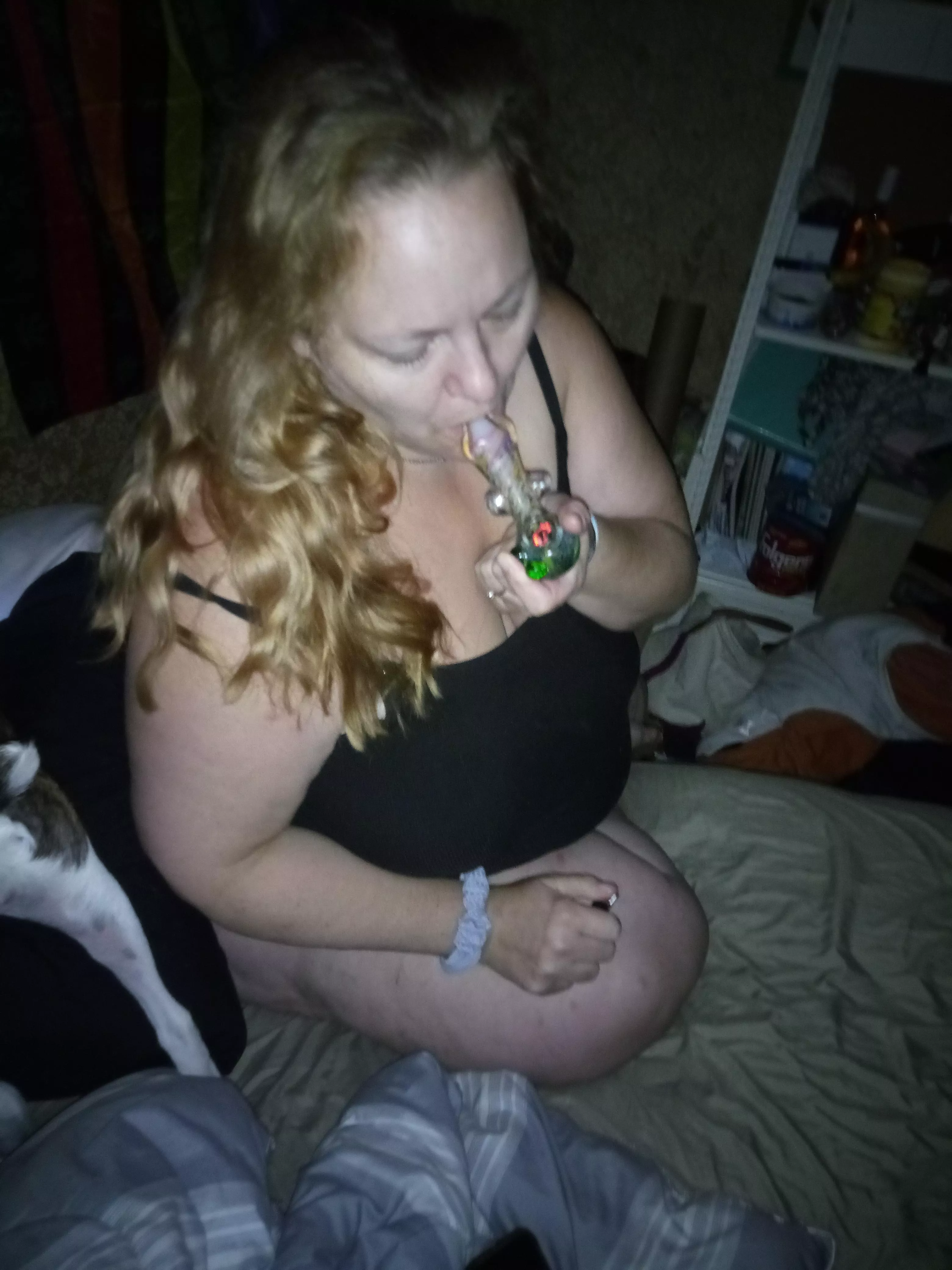 46 [F] picture quality isn't that great, but great way to start the day! posted by hisbbwsubmissive