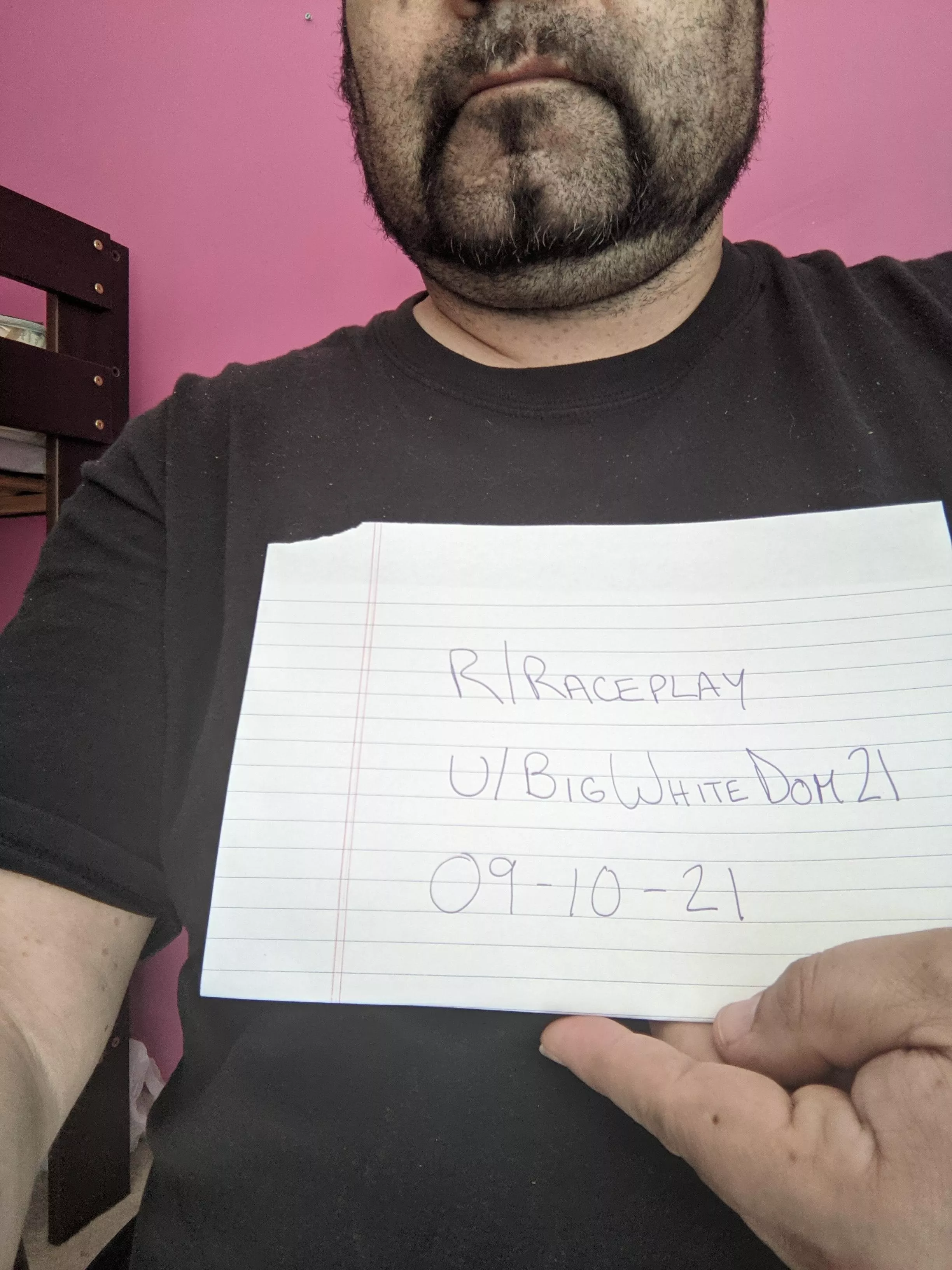 46 White Male - Verification Post posted by BigWhiteDom21