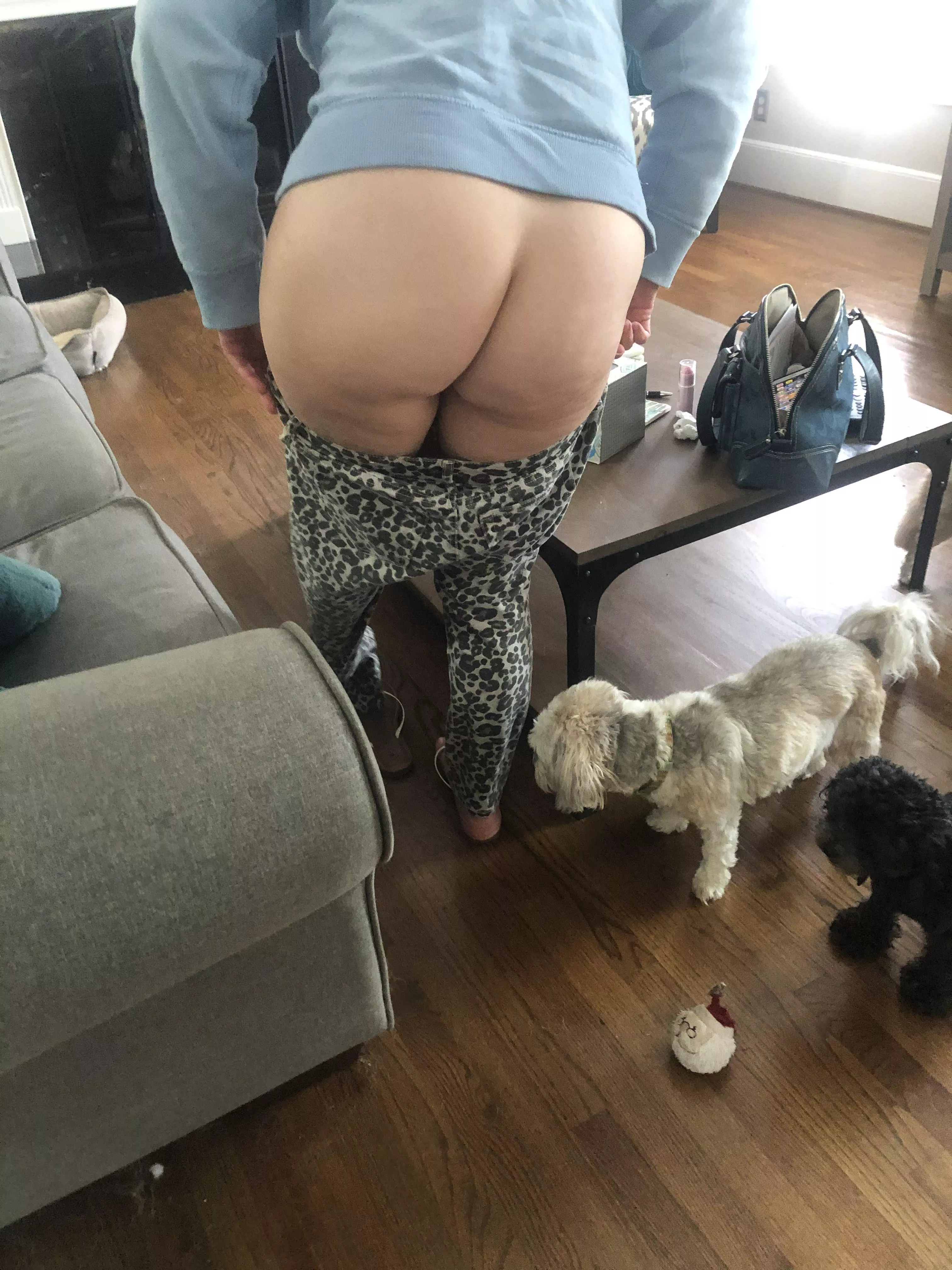 48 year old wife. We just finished some fun on the couch;) posted by bentleyjb