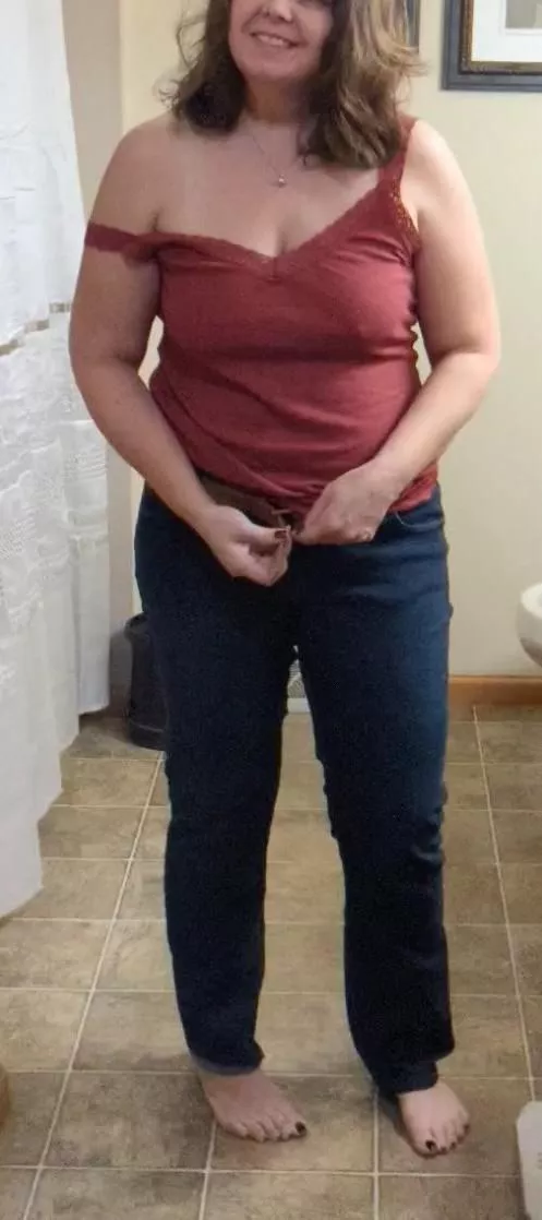 51 yo wife trying a new look at work today! Any thoughts? posted by blinko1880