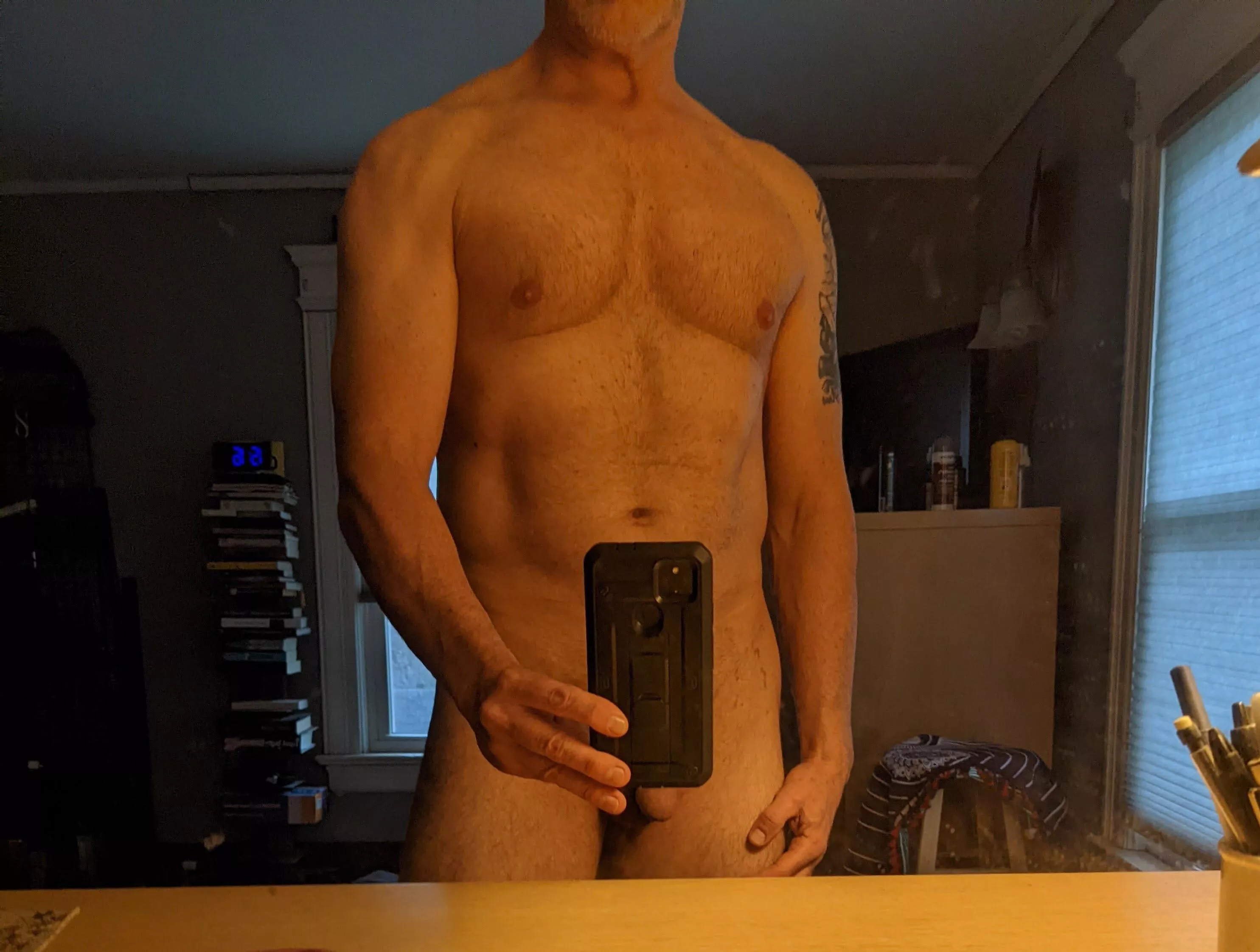 57/M I know this isn’t a yoga pose, but yoga has helped me get into probably the best shape of my life both physically and mentally. posted by Mindfully_Here