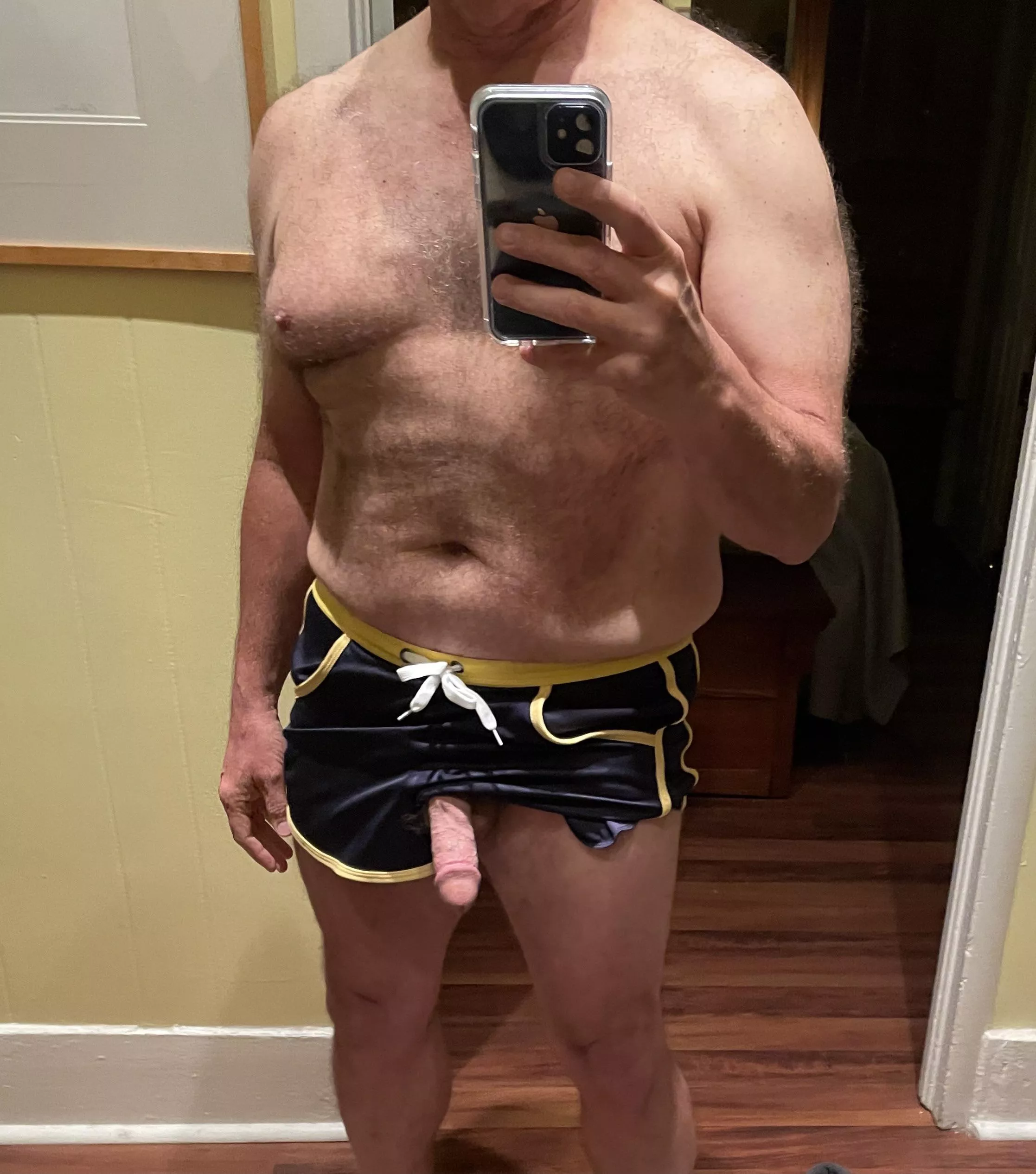 (58) What would you do if I greeted you at my front door like this? posted by massageguy63