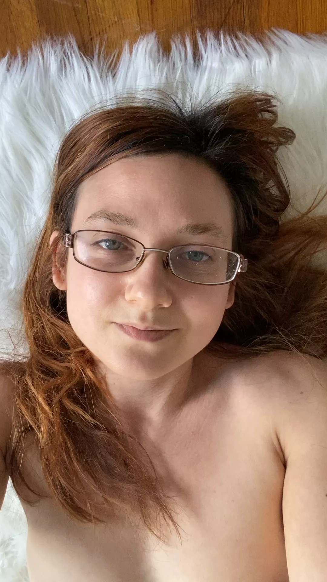 A beautiful morning for no makeup, no clothes...but yes glasses posted by sophia_skye