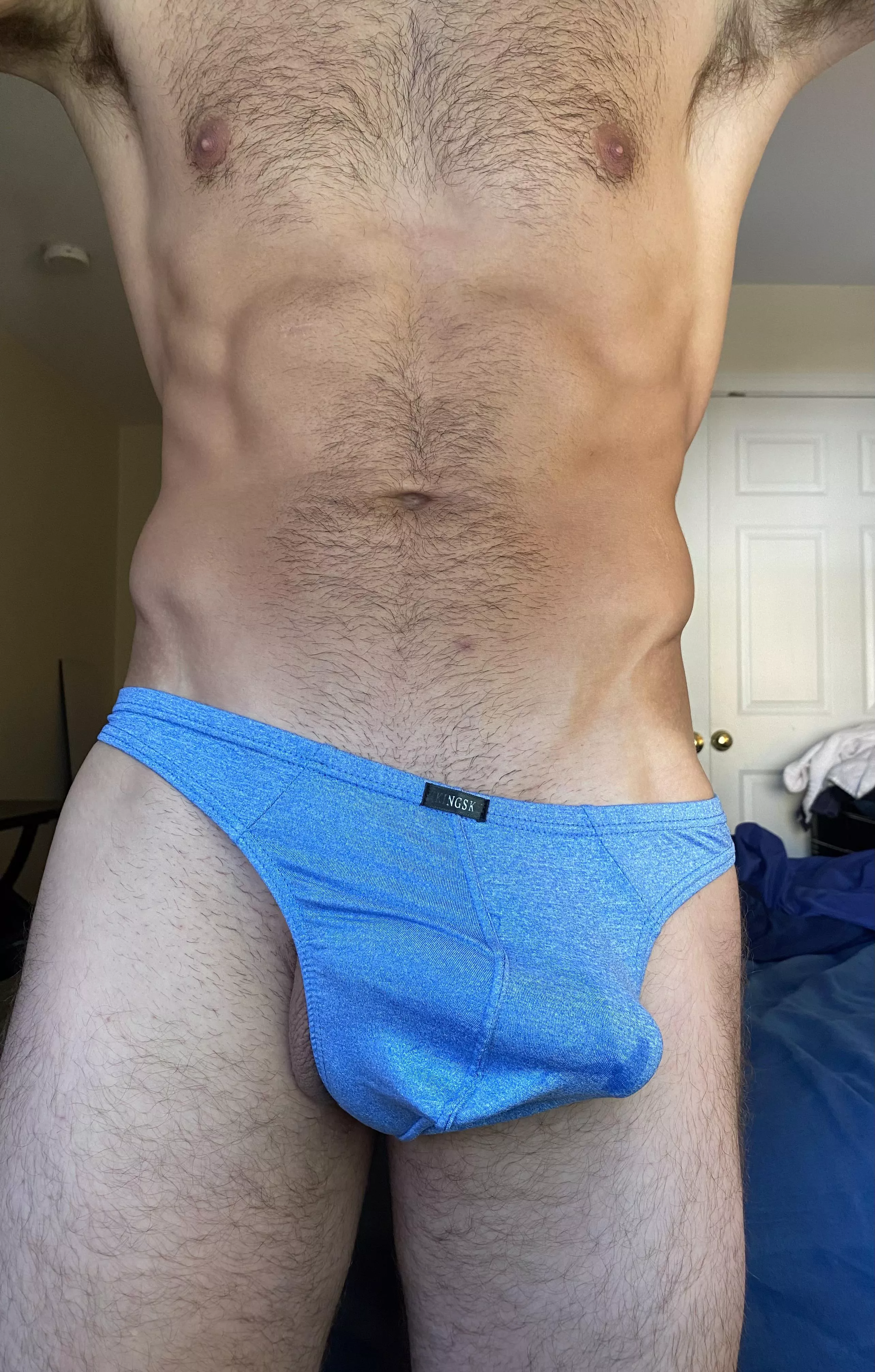 A bulge with a dash of pre cum posted by amb1587