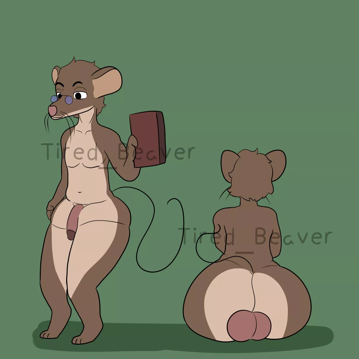 A cute mouse librarian [M] (Tired_Beaver) posted by OneAngryCaptain