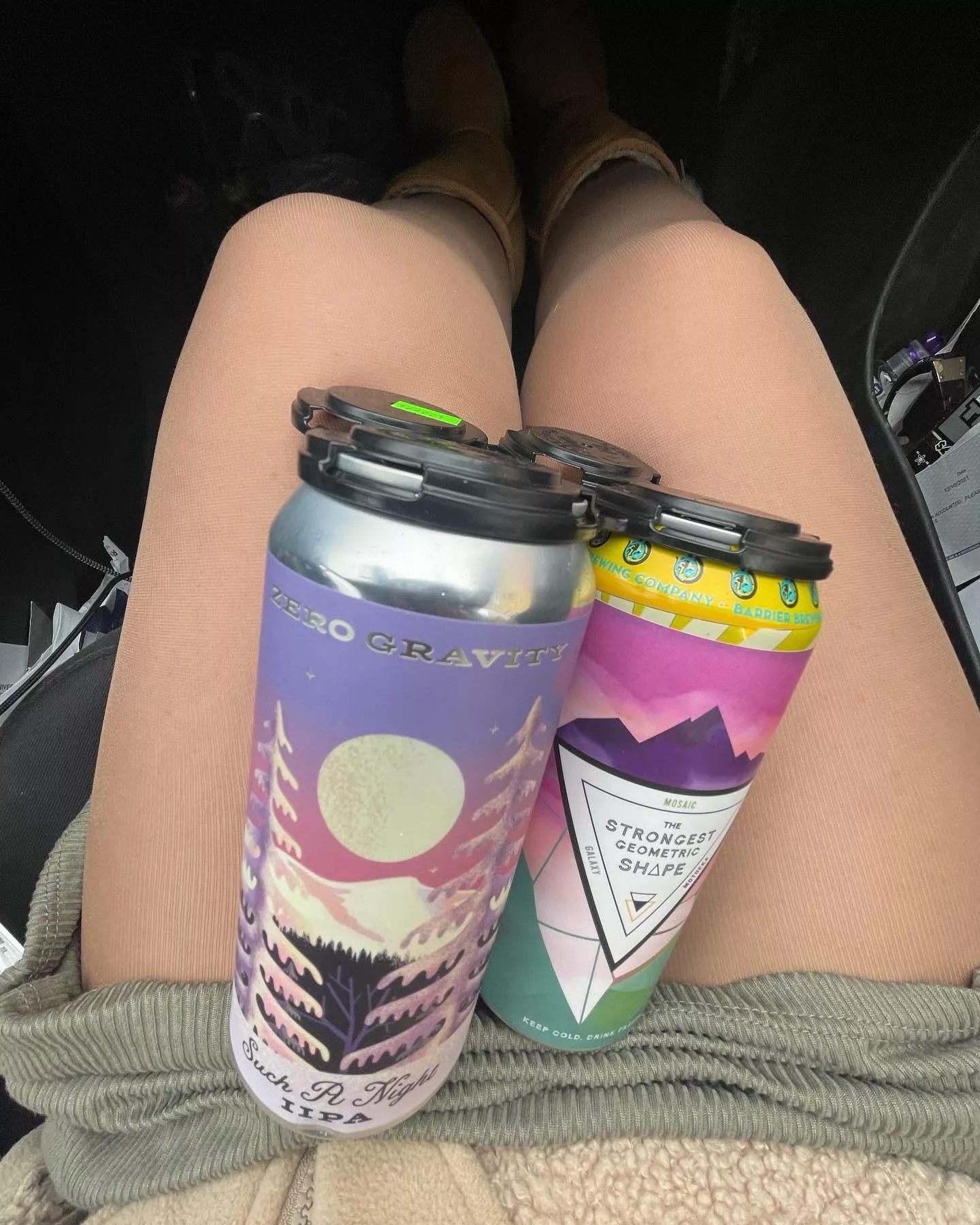 A day off and had a lunch date in my new dress and stopped at the craft beer store and picked up a couple new IPA’s. posted by Granitestaterxxx