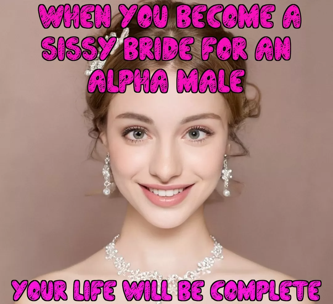 A dream come true! 👰‍♂️ posted by sissy-mindy