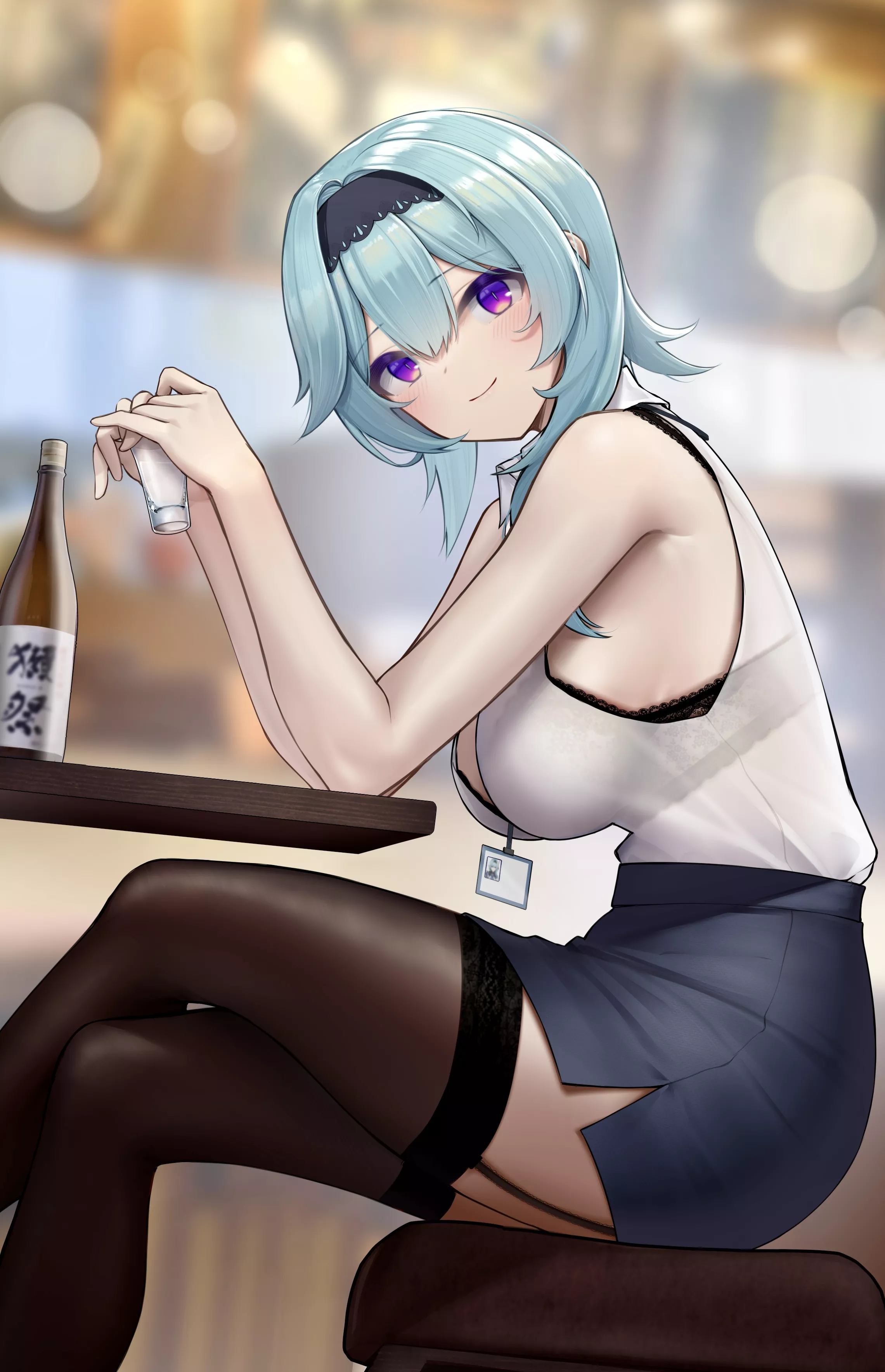 A Drink with Eula [Genshin Impact] posted by CheetahSperm18