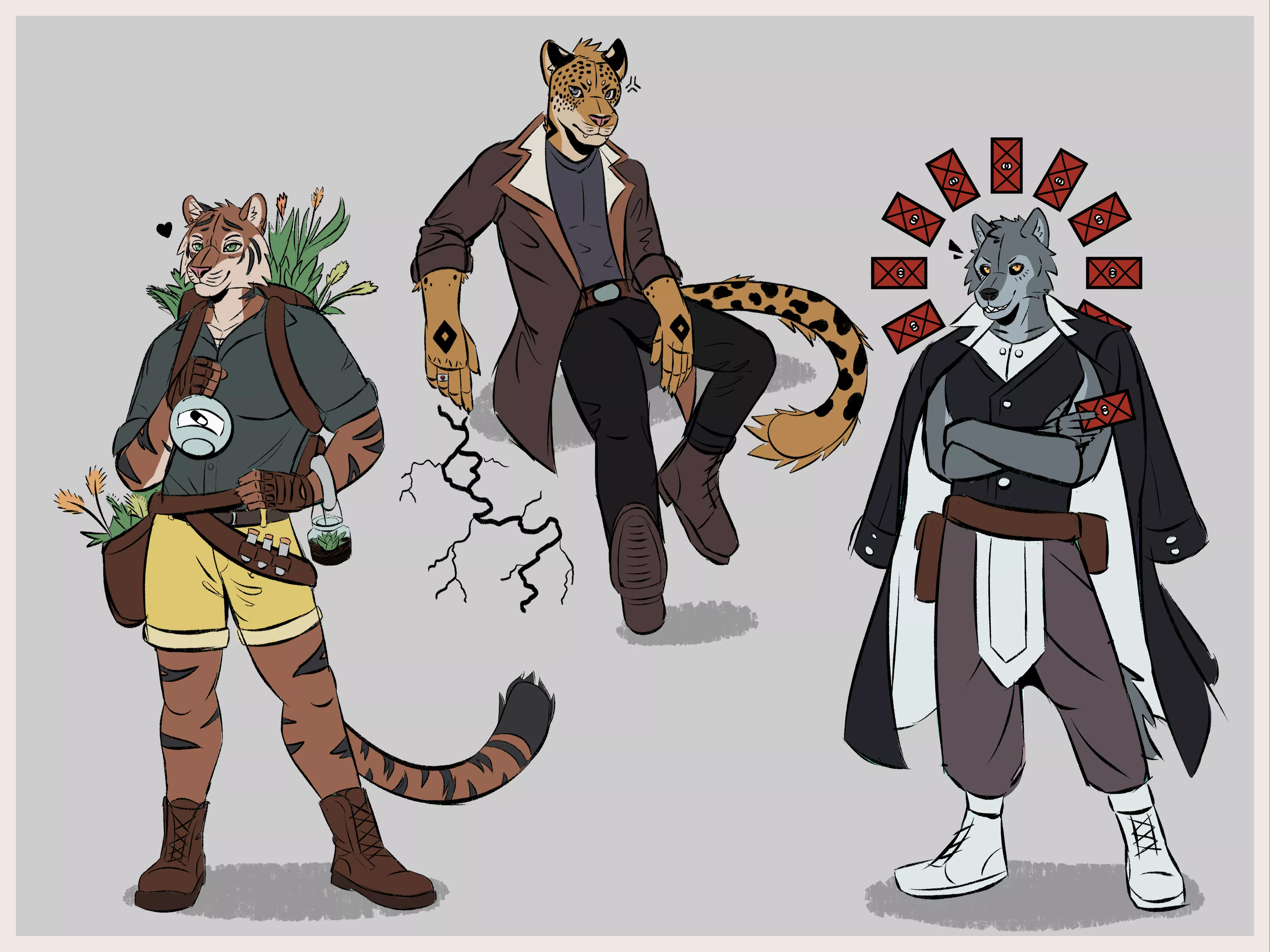 A few Oc’s I made inspired by DnD! (Art by me, @more_picante on twitter) posted by Scaryturtle109