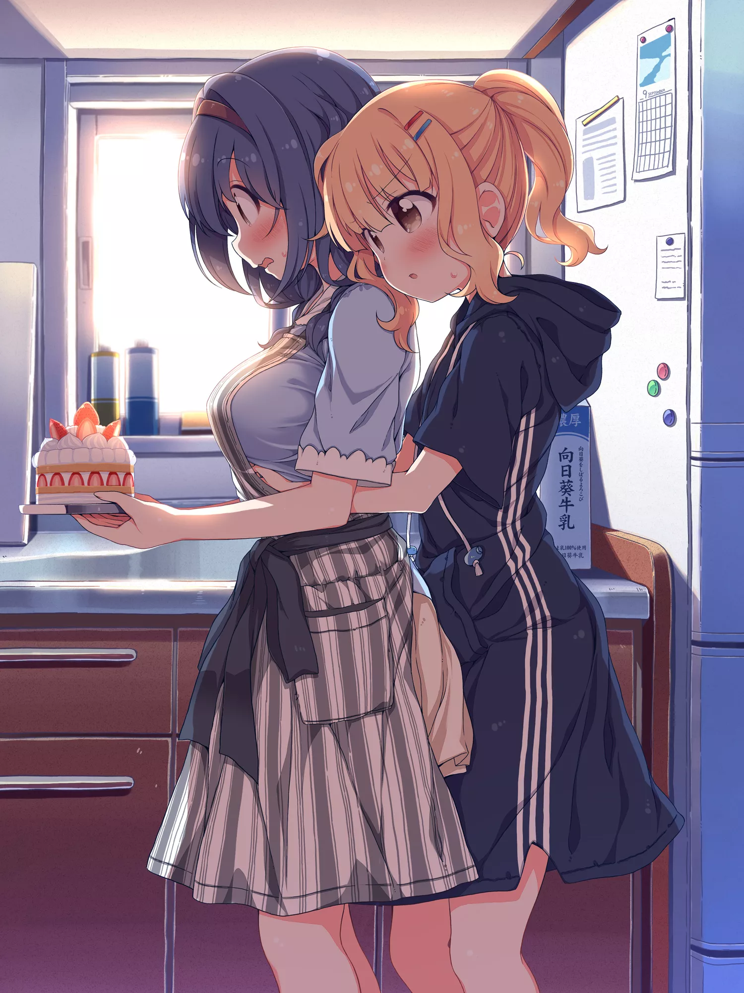 A hug from behind [Yuru Yuri] posted by faustol