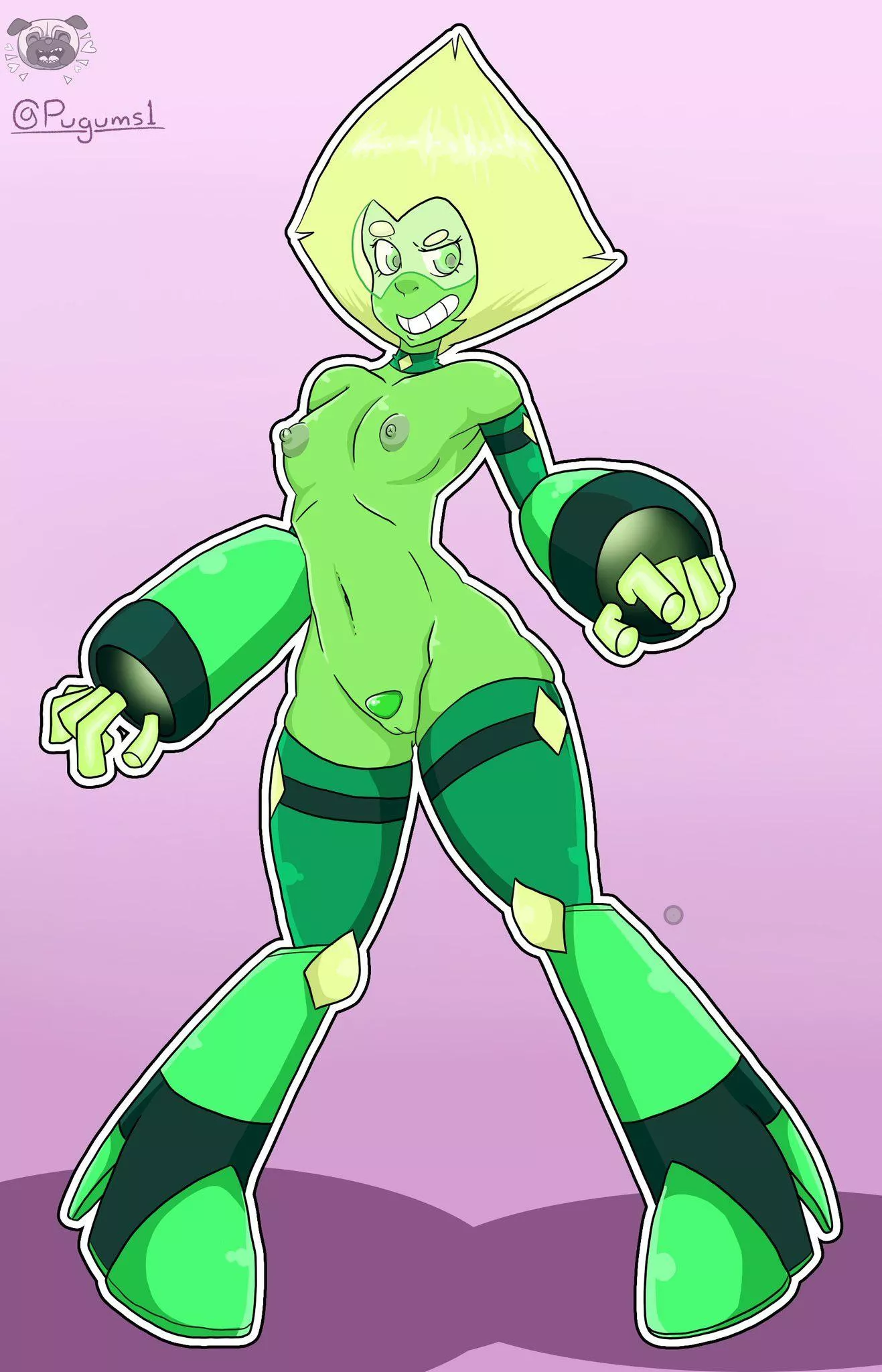 A limb enhanced Peridot by Pugums1 posted by renegade_zibit