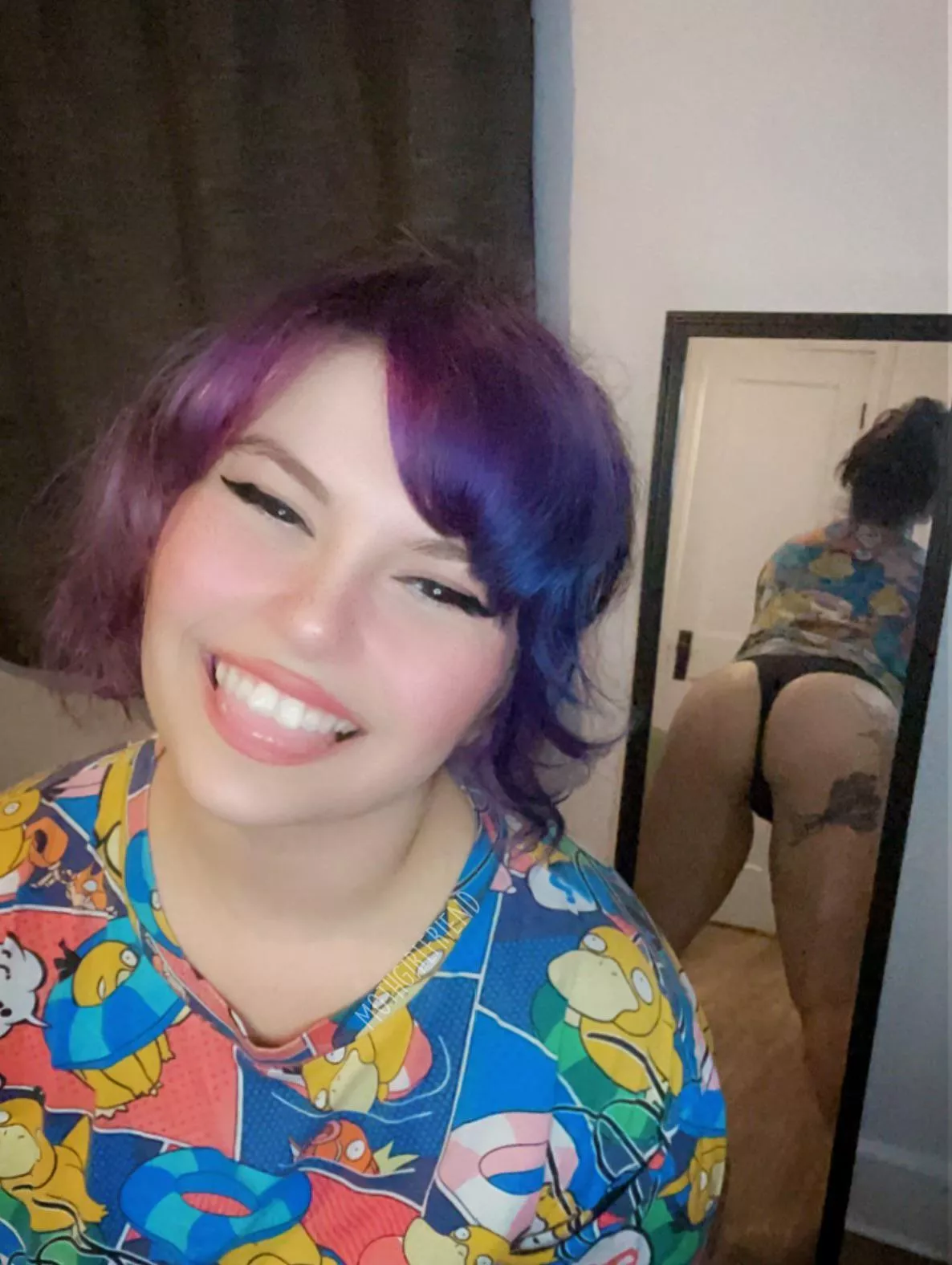 A little booty from this big tiddy goth gf 😋 Hope you have a lovely holiday and/or day! posted by m0thgirlfriend