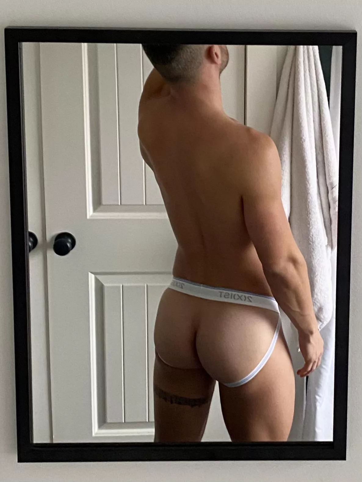 A little mirror action with the jock this morning :) What’s your favorite style of undies? posted by that-southern-boy