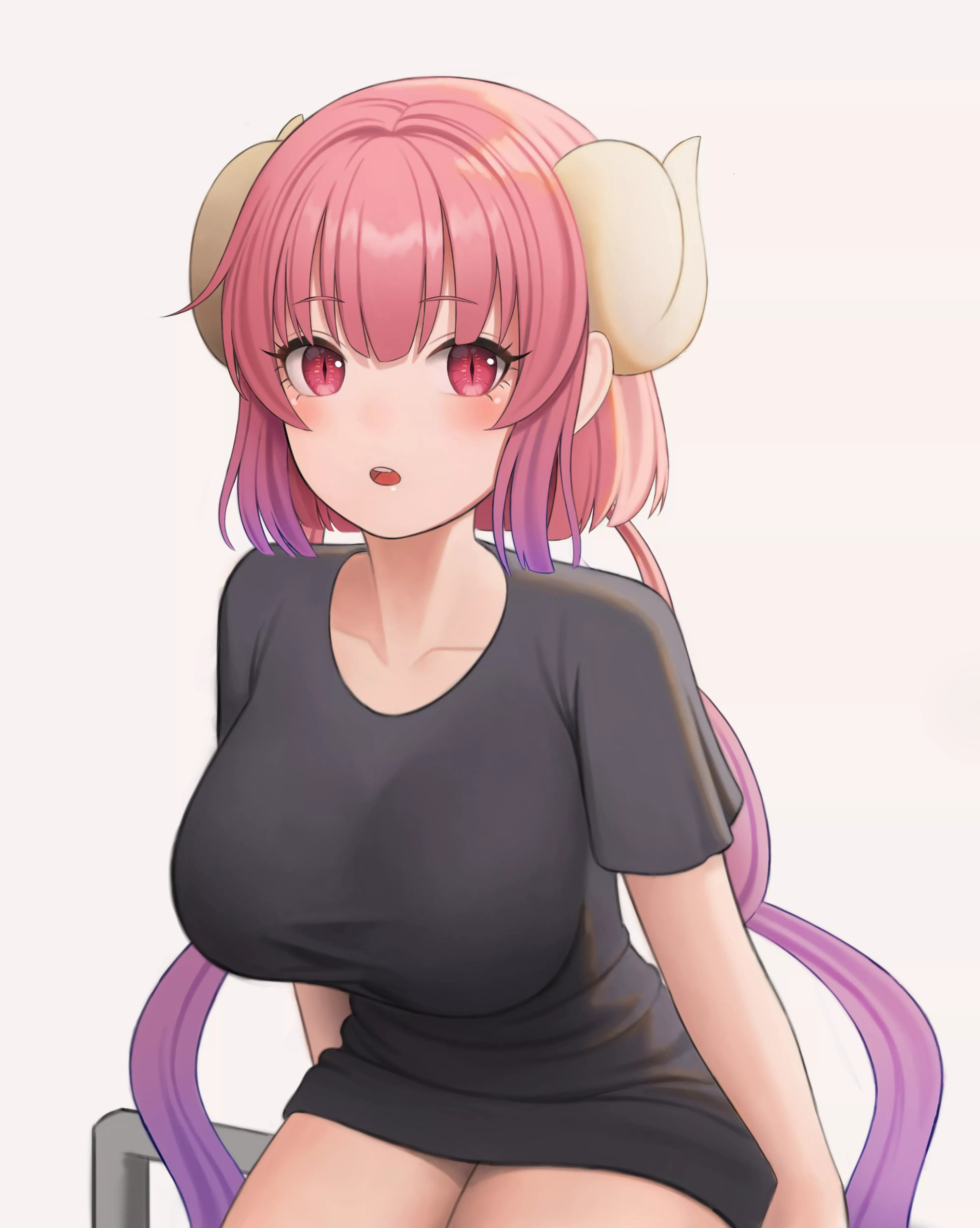 A modest amount of Ilulu. [Kobayashi-san Chi no Maidragon] posted by chilidirigible