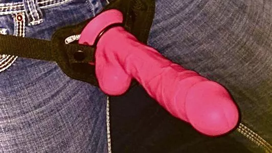 A neon pink dildo, a trusty Vac-u-Lock harness, and tight bootcut designer jeans… some styles never go out of fashion: posted by 04phuxache