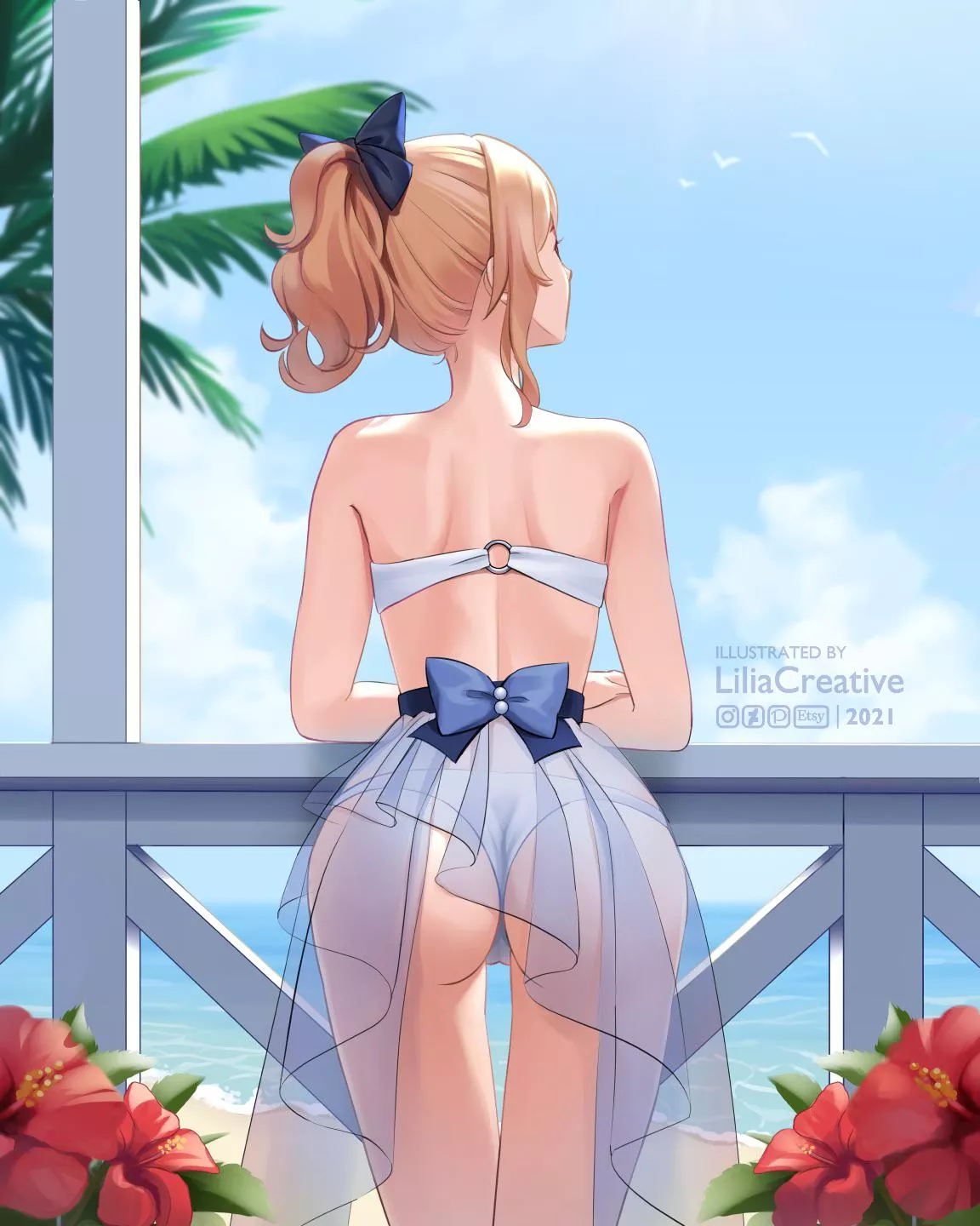 A nice summer view with Jean posted by wsfn_backwards