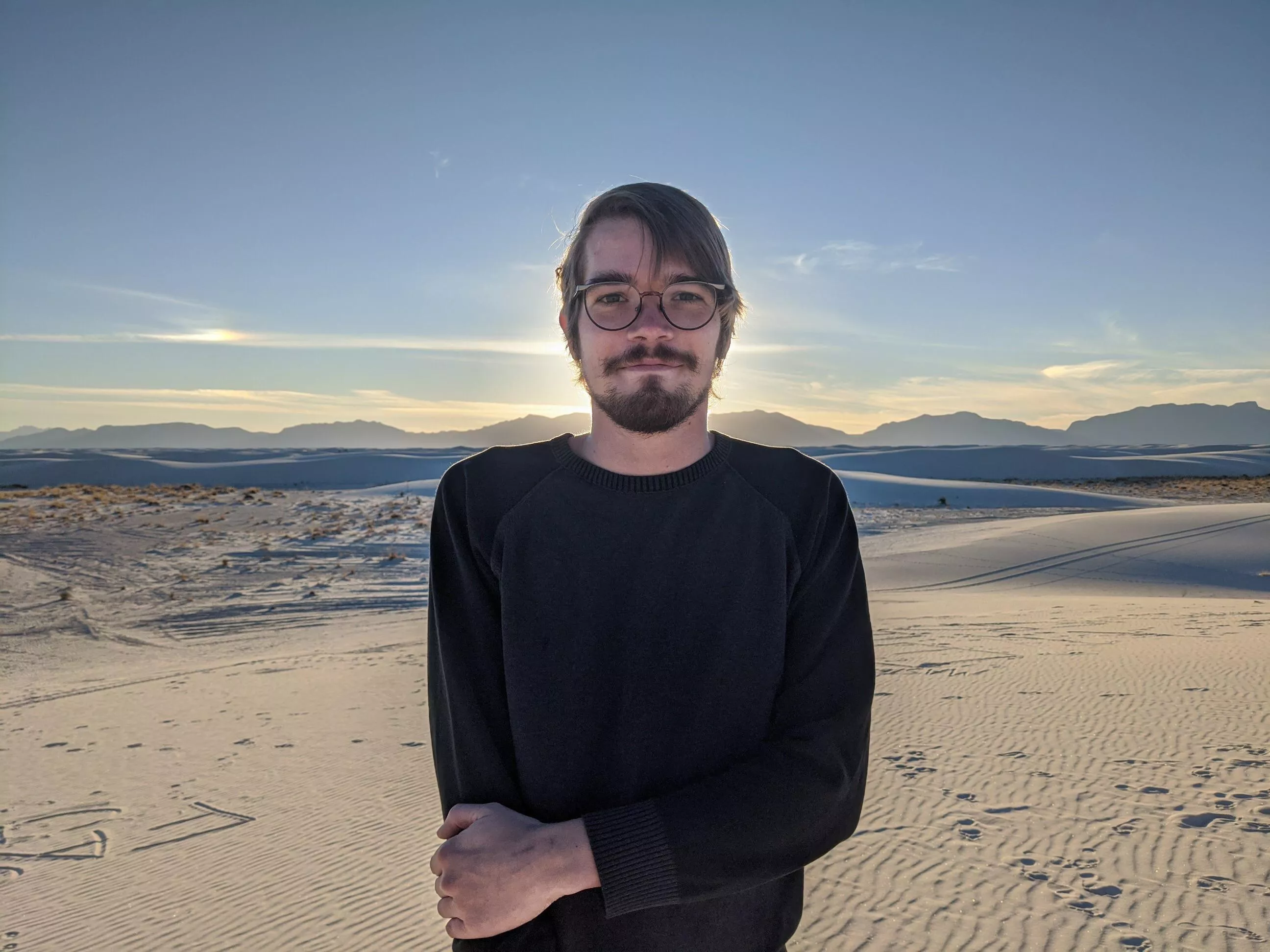 A pic of me at white sands national park! posted by ihadanotheranswer