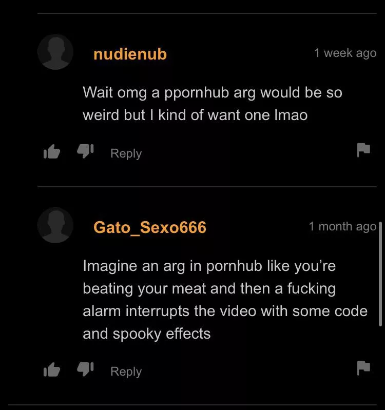 A pornhub arg. posted by Impossible_Skin_1359