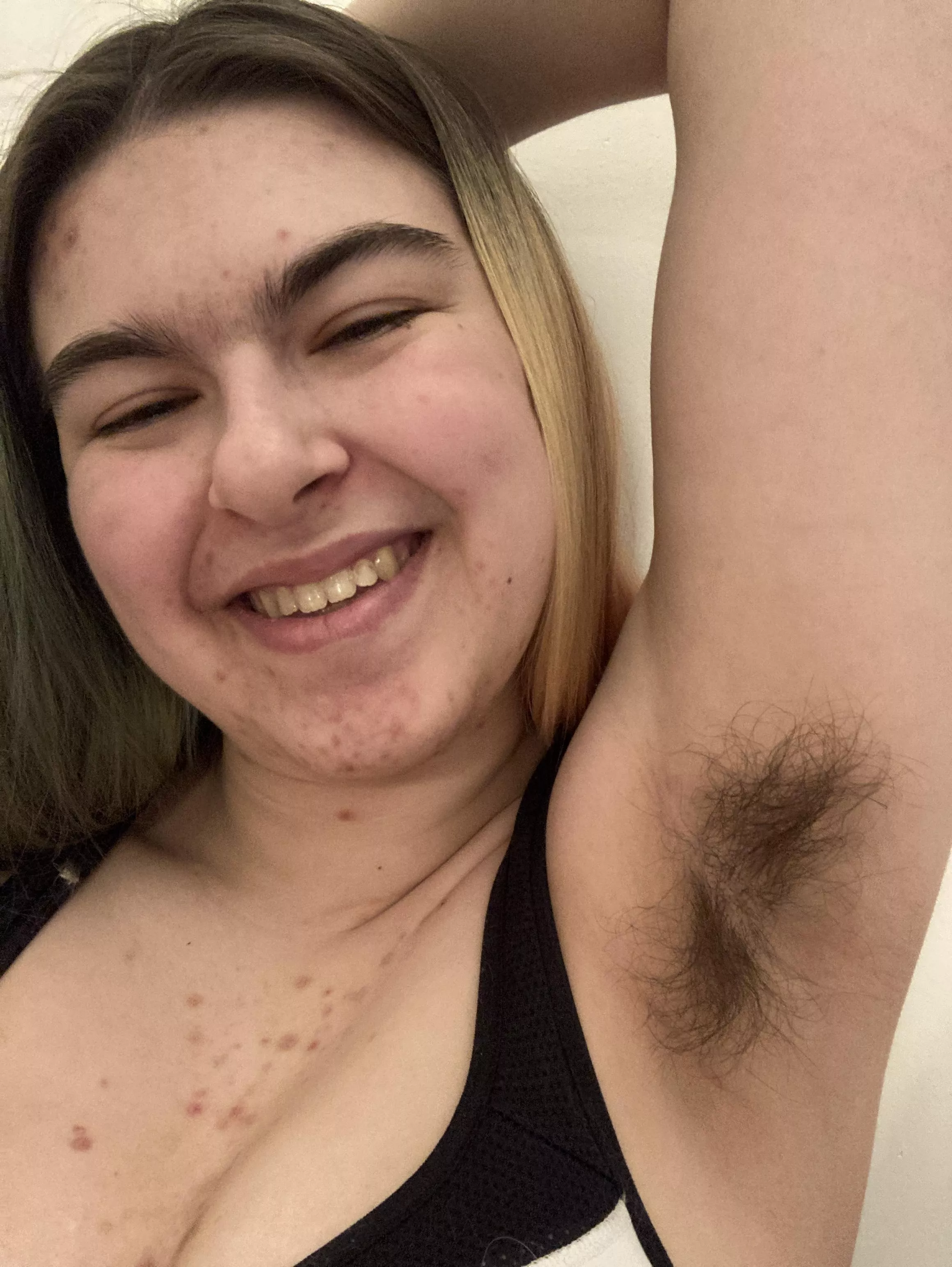 A selfie, ft. armpit hair! posted by rainy_baby